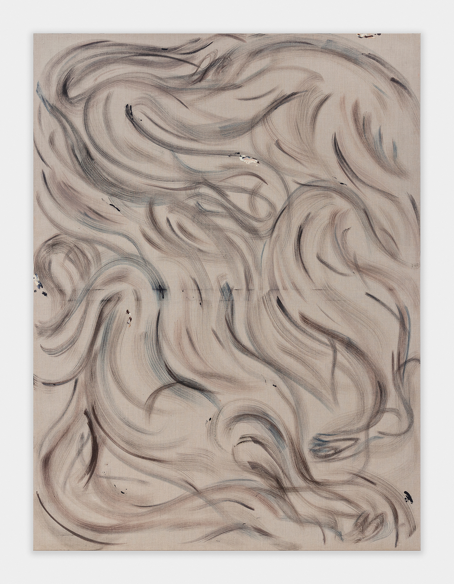 Alina Vergnano, Soluble Feelings, 2022 (Oil, acrylic on linen, 200 x 150 cm).