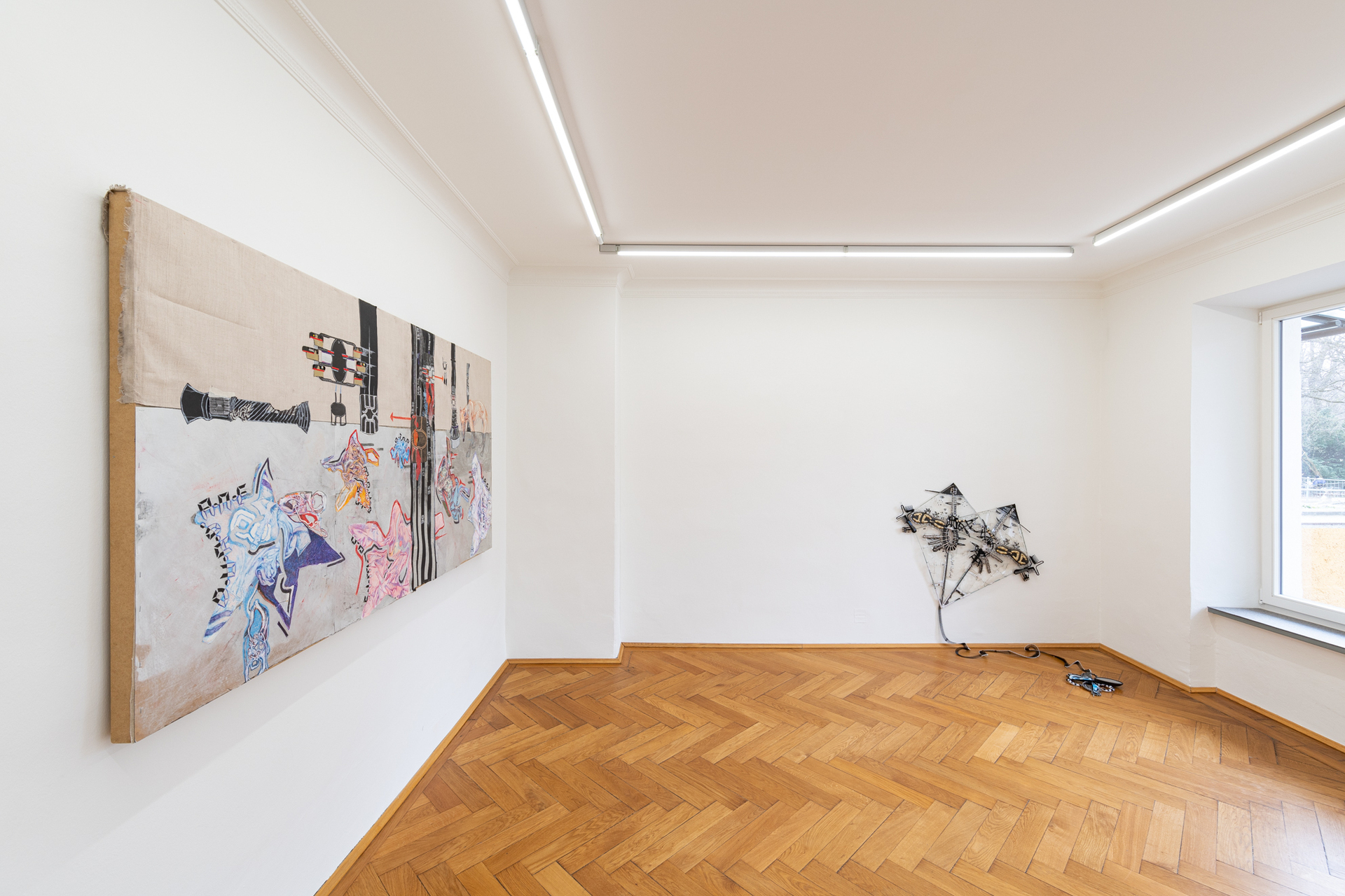 Installation view Anna Solal: "adresse aux gémonies", BRITTA RETTBERG Munich, 2022