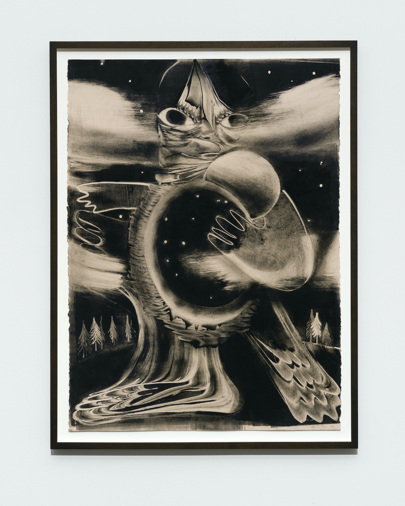 Bea Parsons, Motherload, 2022, Monotype on Stonehenge paper, 30 x 22 inches, edition 1/1