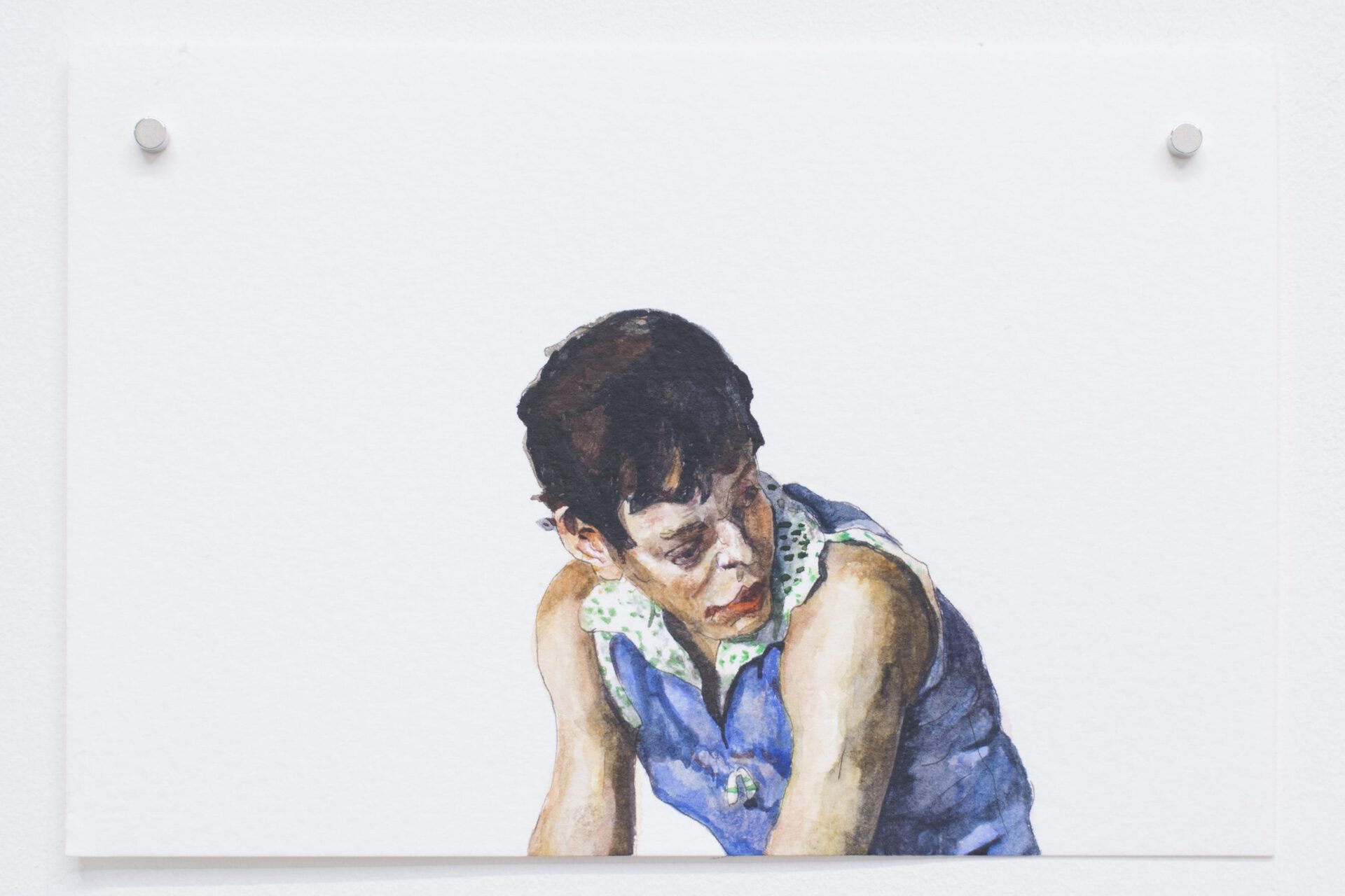 Rosie McGinn, Cosmic Dancer (Michael), 2022, watercolour on paper, 10 x 15cm