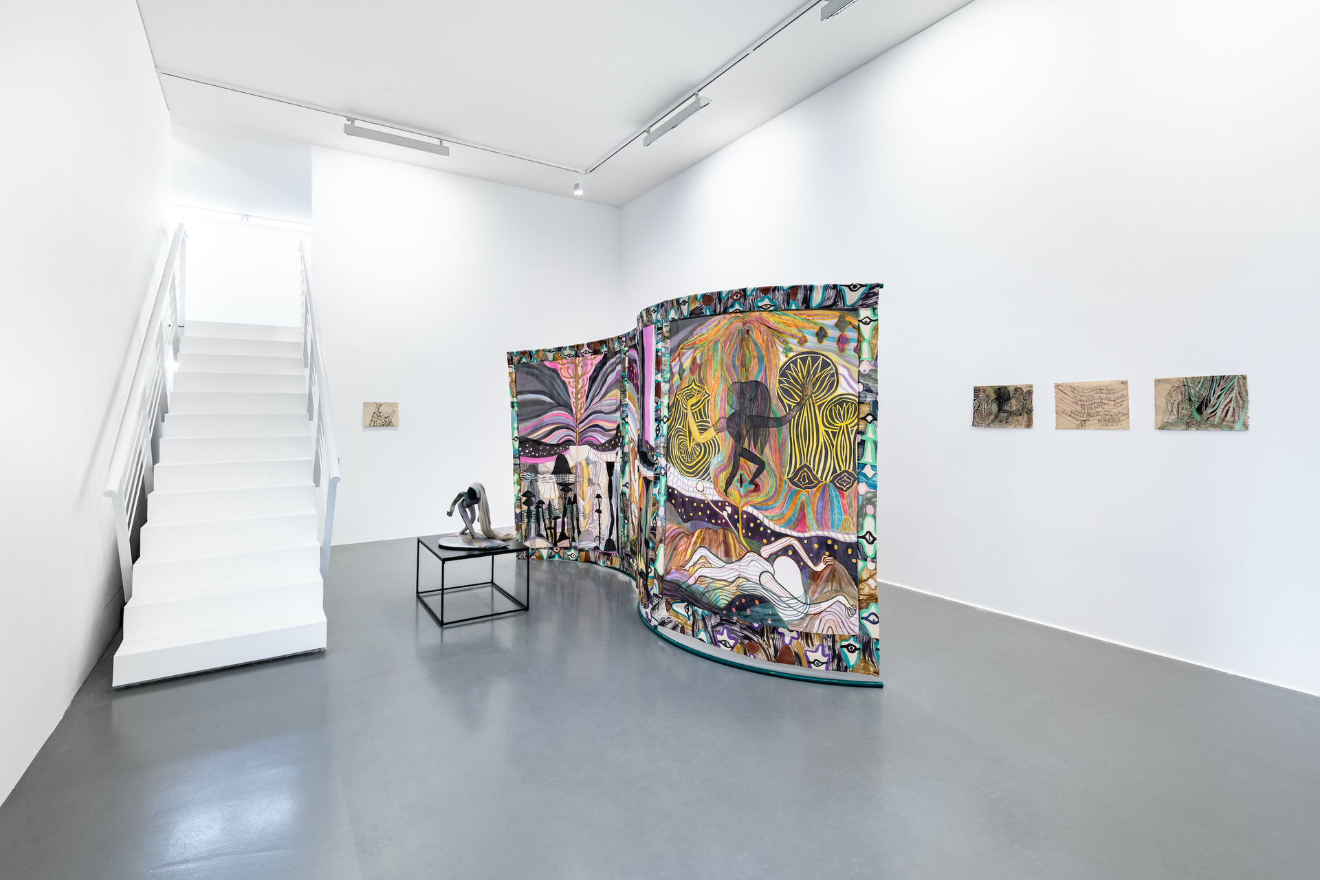 Exhibition view Emma Talbot, courtesy: the artist and Petra Rinck Gallery, Düssledorf