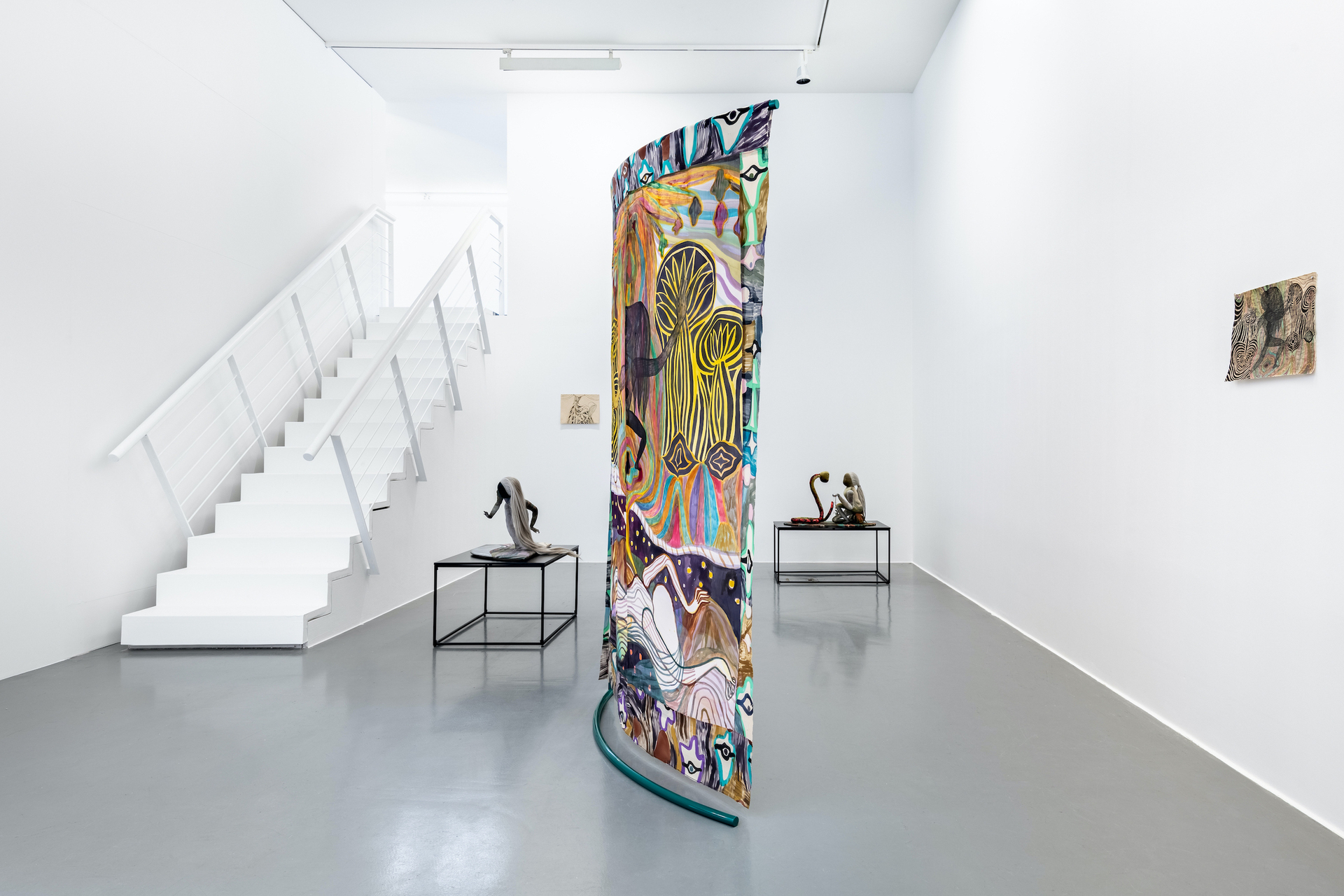 Exhibition view Emma Talbot, courtesy: the artist and Petra Rinck Gallery, Düssledorf
