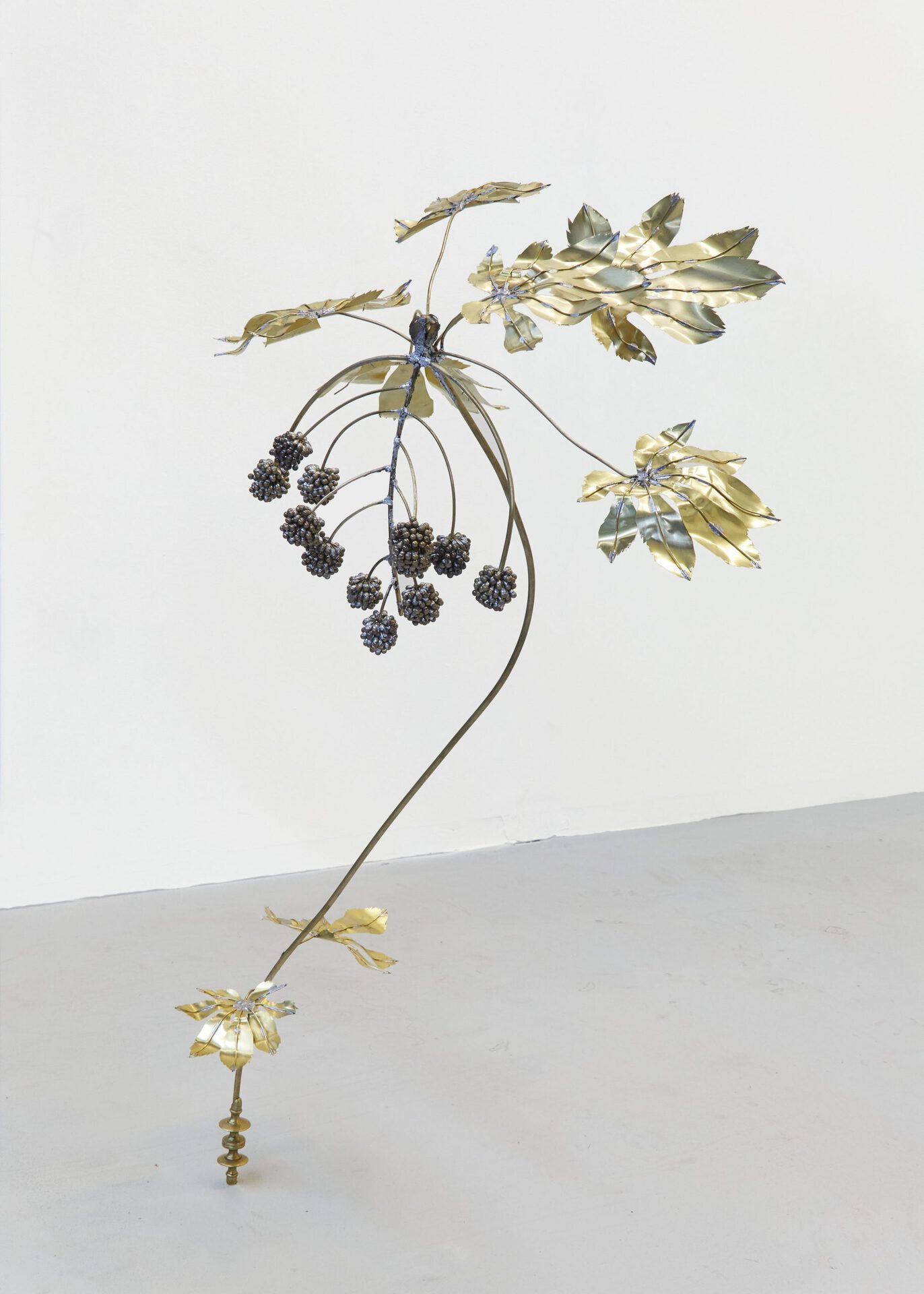 Robert Orr, If only Occasionally two, 2022, brass, tin, 95 x 80 x 50cm approx.