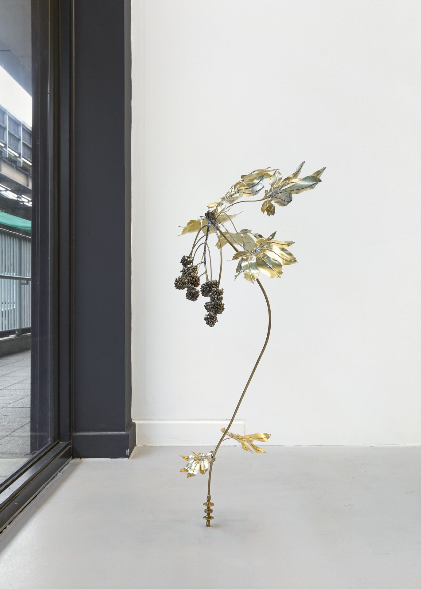 Robert Orr, If only Occasionally two, 2022, brass, tin, 95 x 80 x 50cm approx.