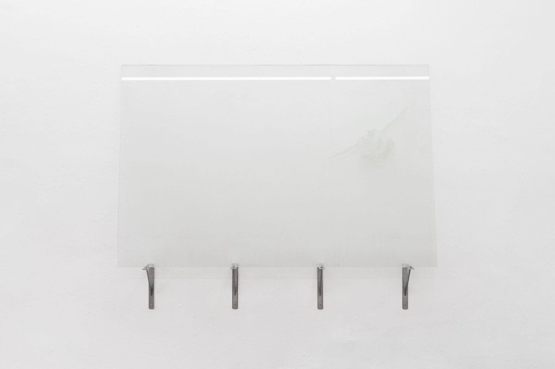 Thomas Lambertz, OPENINGS I, acrylic on glass, 110 x 170 cm, 2022.