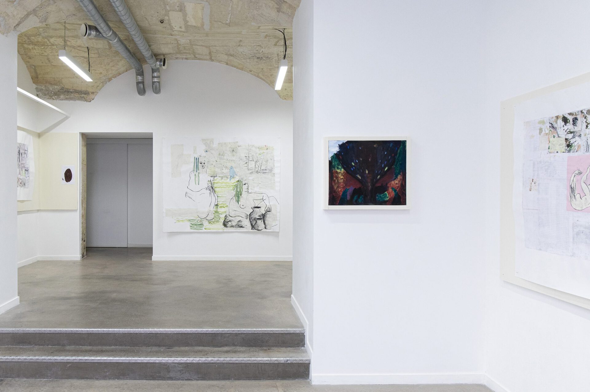 exhibition view: houga houga, Gregory Cuquel & Simon Rayssac, 2022 © Pierre Poumet