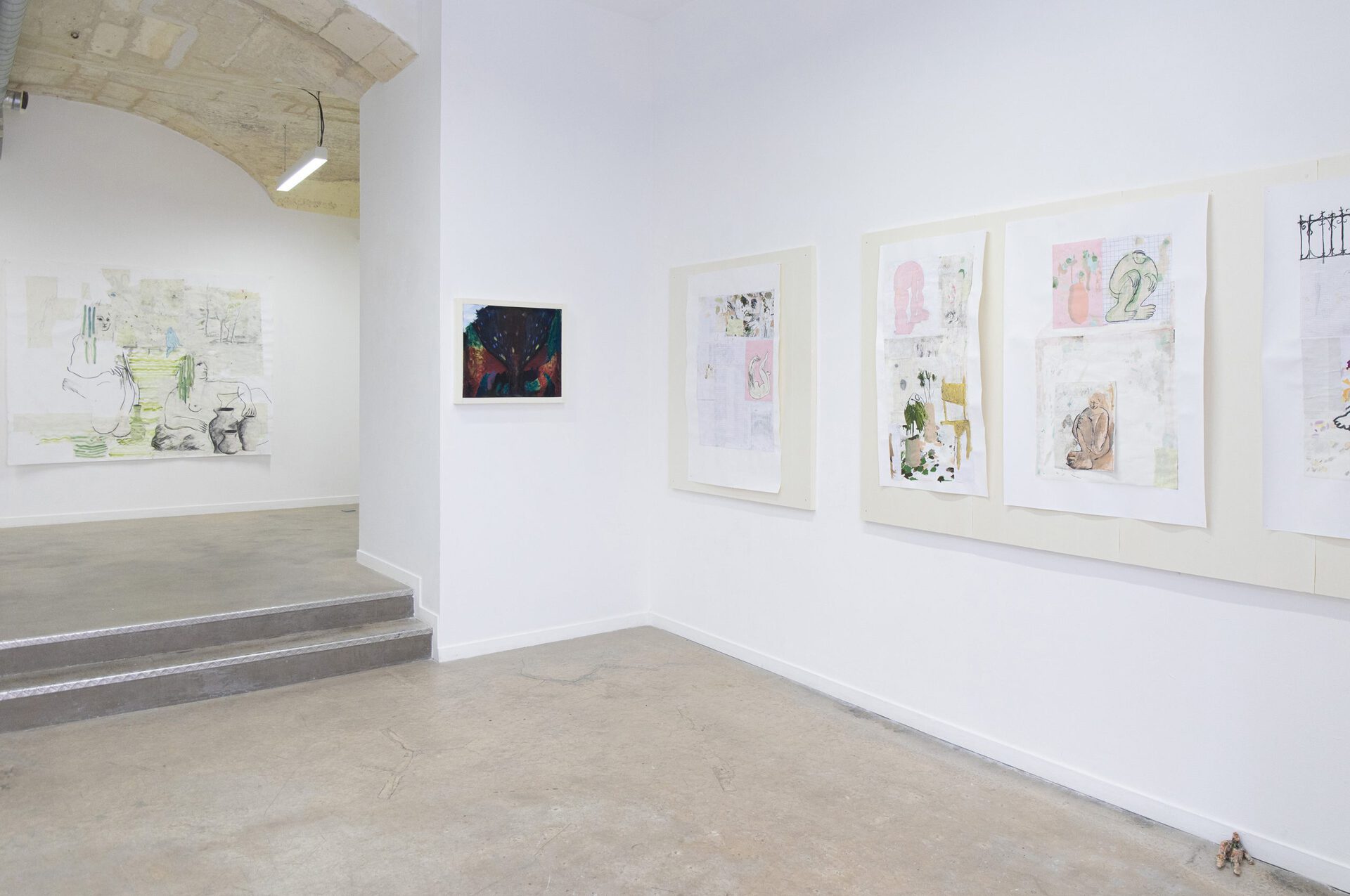 exhibition view: houga houga, Gregory Cuquel & Simon Rayssac, 2022 © Pierre Poumet