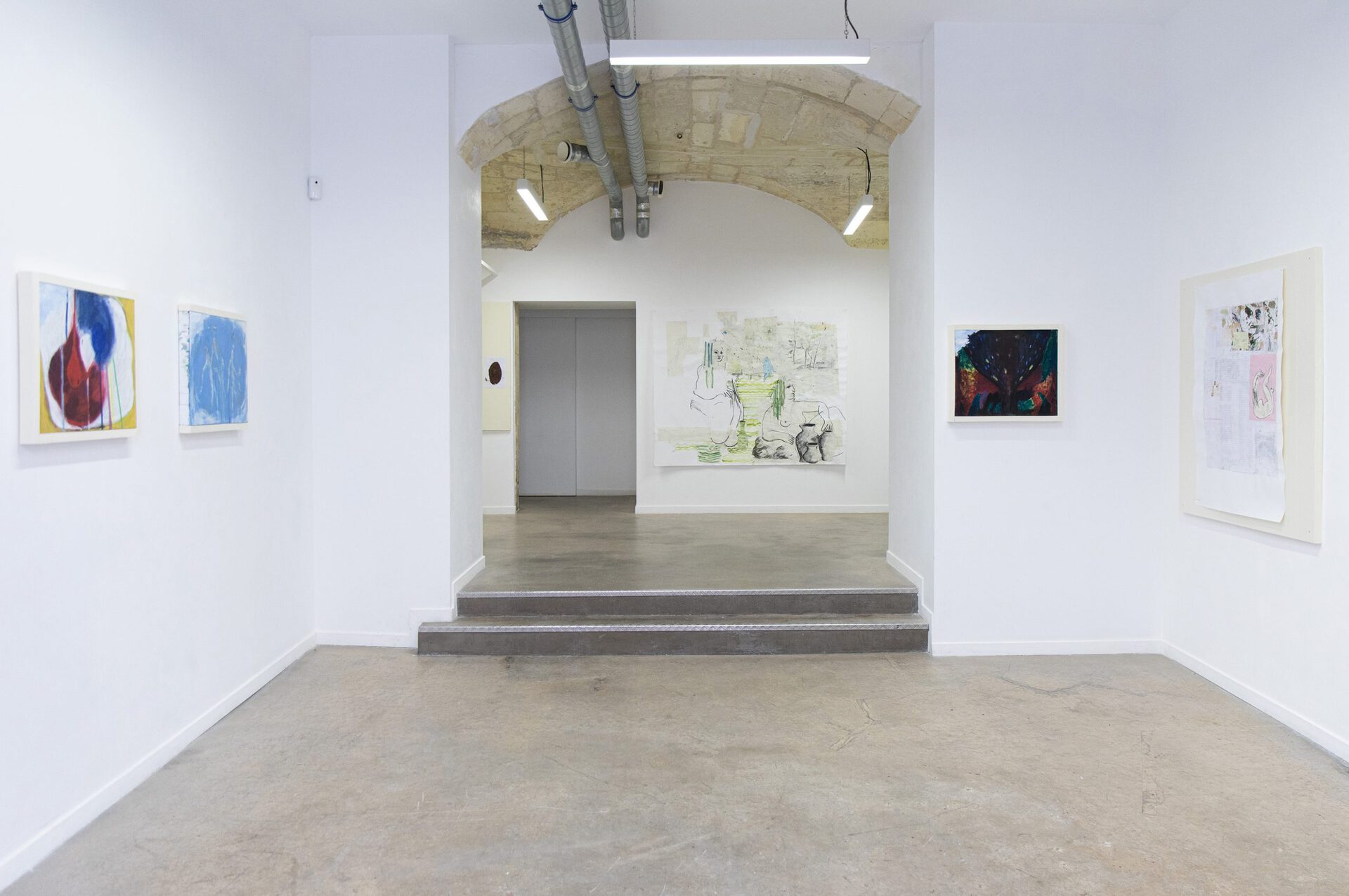 exhibition view: houga houga, Gregory Cuquel & Simon Rayssac, 2022 © Pierre Poumet