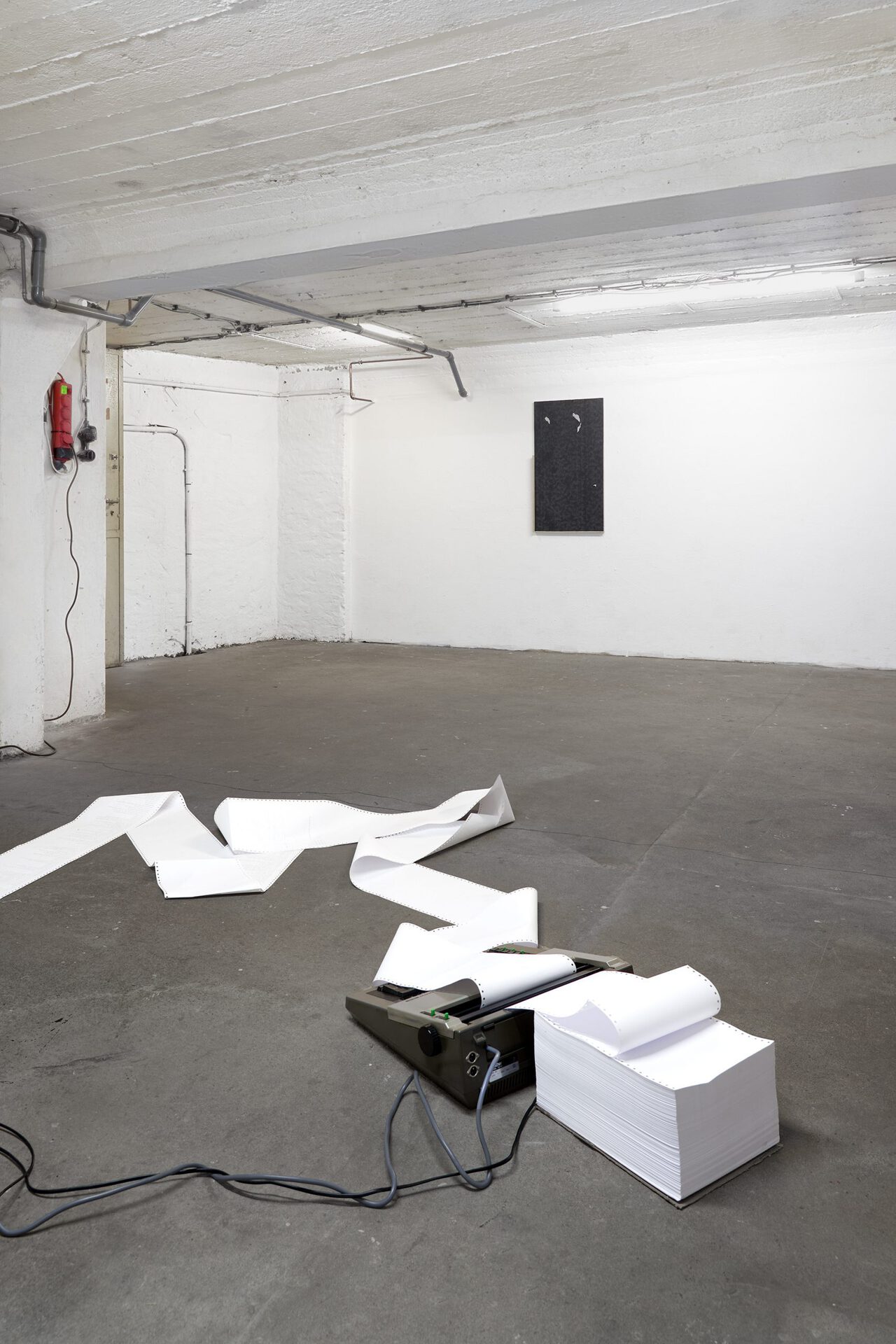 I caught a glimpse of you on the escalator stairs 2, 2022, exhibition view, Basis Projektraum