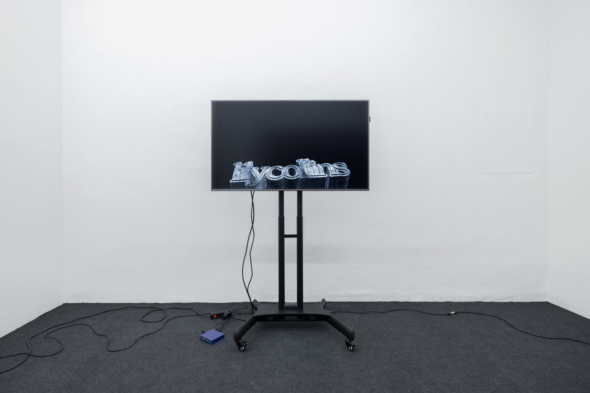Arnaud Ferron, Falls, 2022, 3-hours video loop on display, variable dimensions