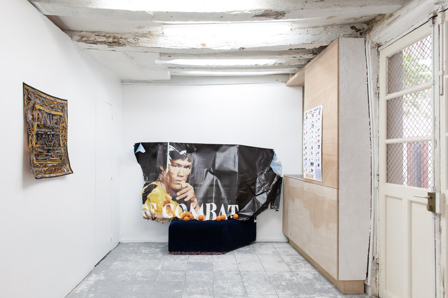 Exhibition view, Daniela Baldelli, Interview with "Sagrada" 2022, "Alphabet" 2022 and "Daniela Baldelli", 2019