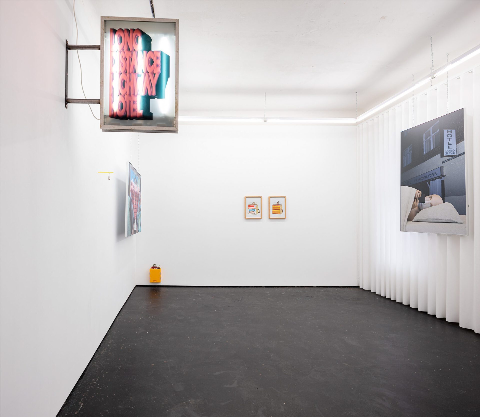 Jack Burton, Long Distance Highway Hotel, Installation View 1