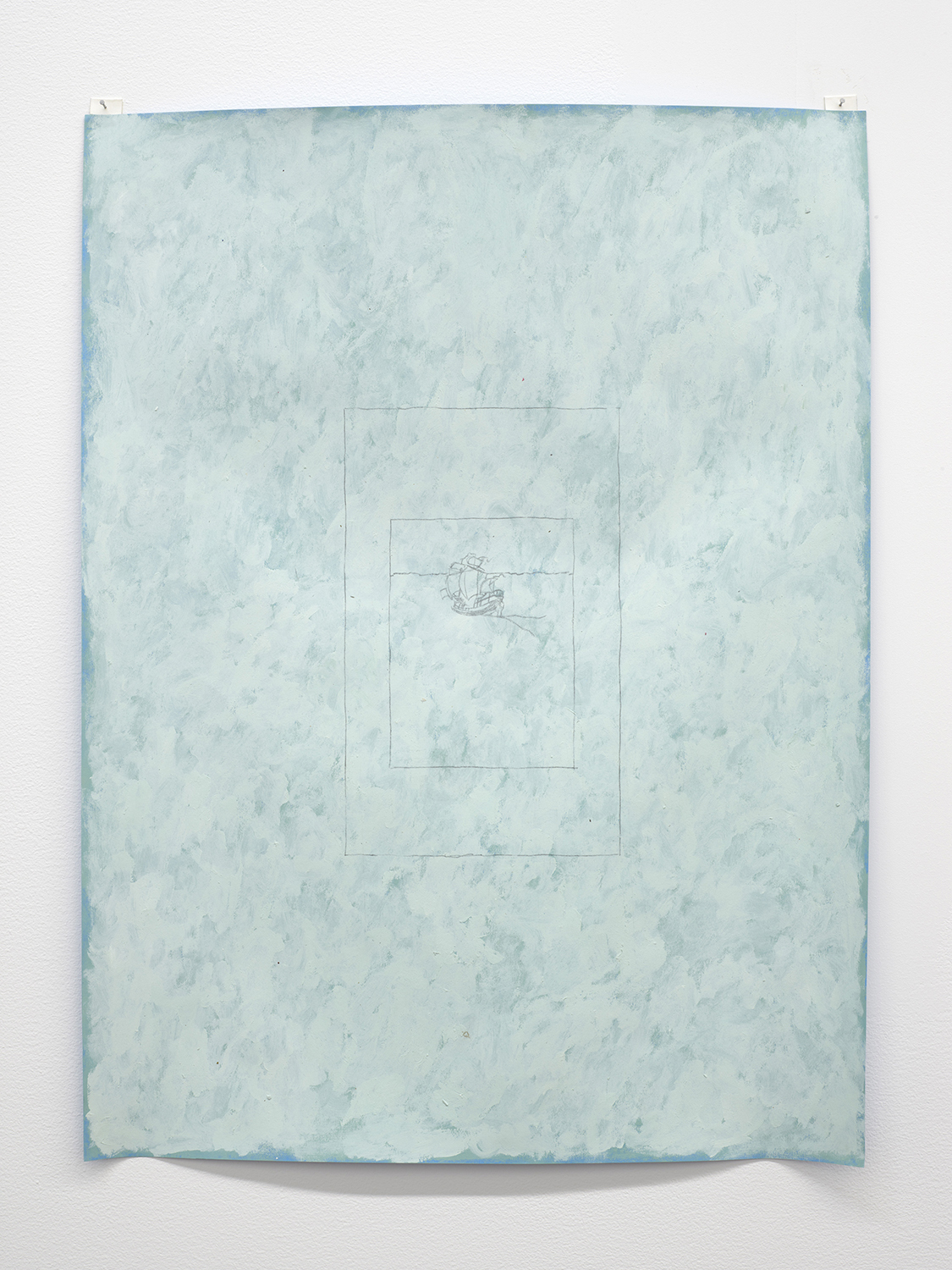 Zack Rafuls, Gone From My Sight 2020 Acrylic and graphite on paper 24 x 18 inches