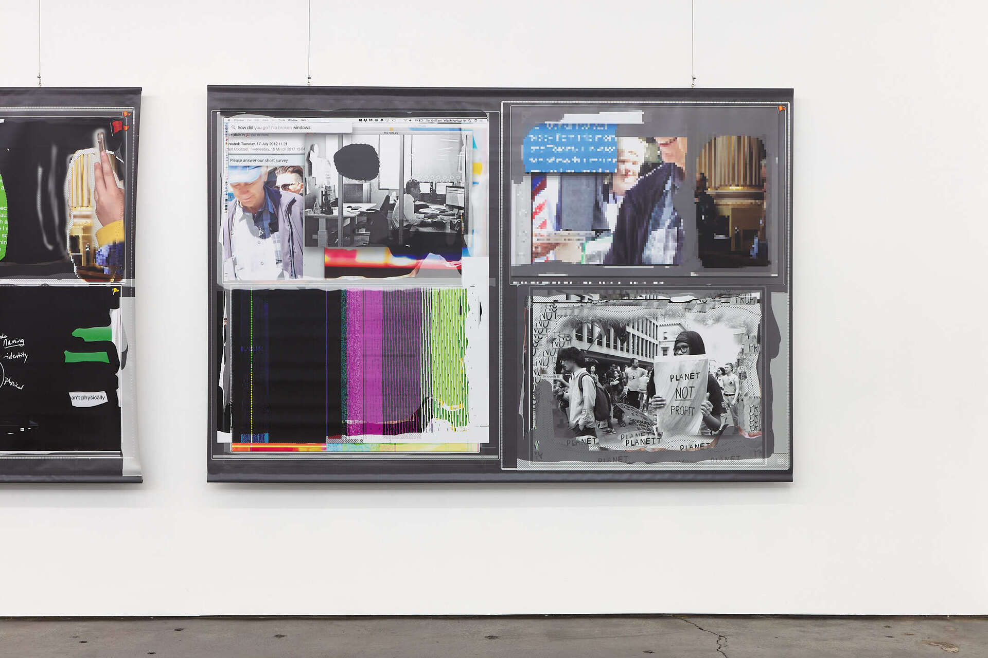 Eliza Hutchison, MUMMUMMUMUMMUMMUMMUM (4/4), 2021-22, Inkjet print on Vinyl, 175 x 260 cm