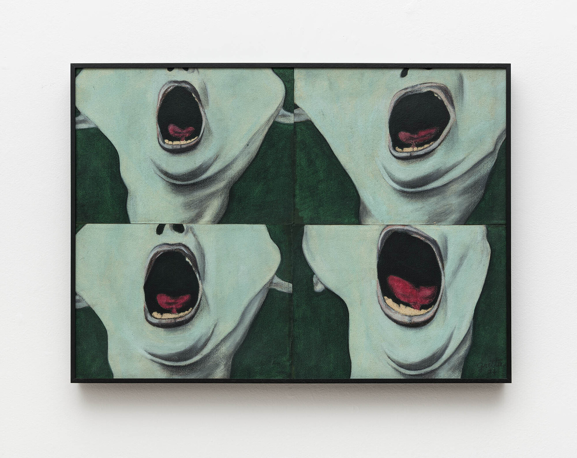Transformations III, 1977 Oil on wood 57 x 78 cm