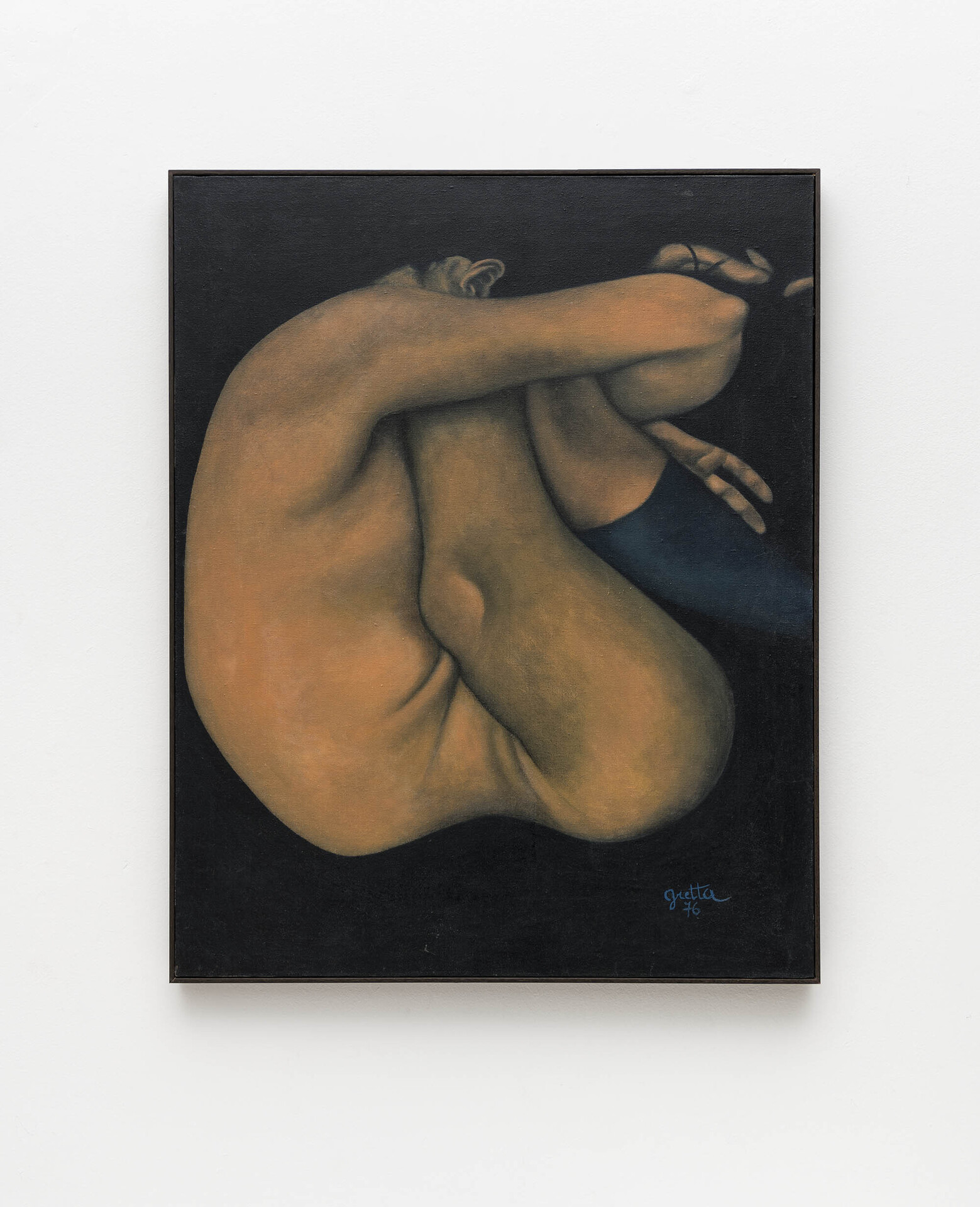 A woman’s diary I – part IV, 1977 Oil and graphite on canvas 80 x 90 cm