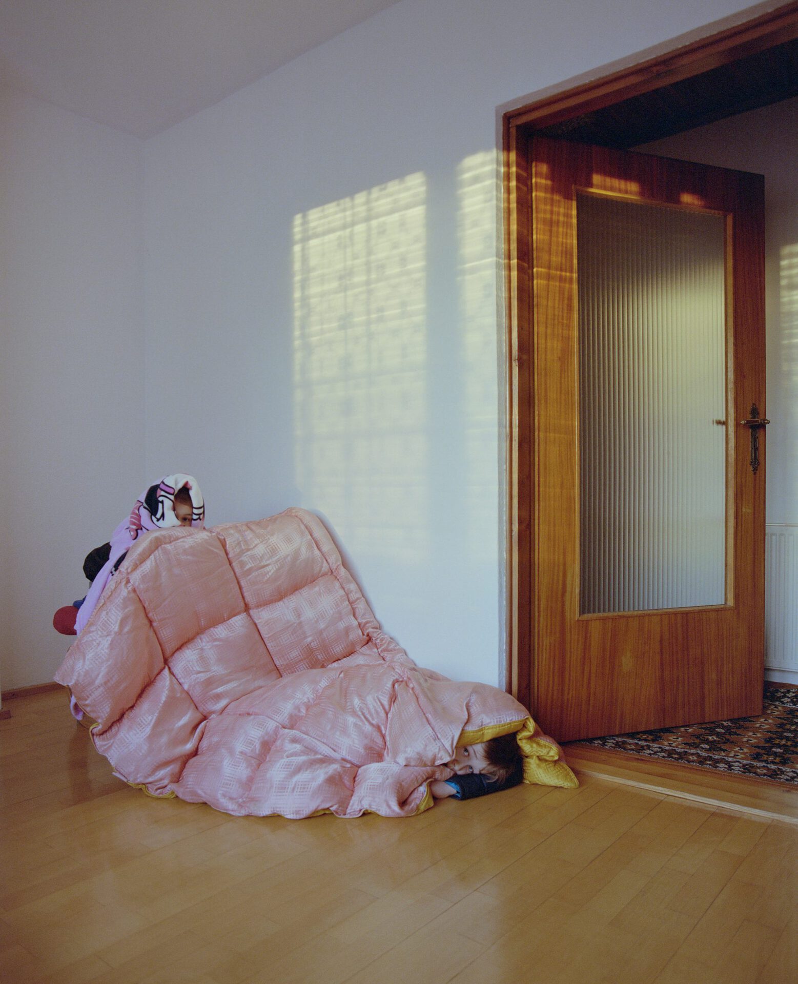 Anna Orłowska, Duvet, 2022, Inkjet print on archival paper, mounted on dibond, ivory wooden frame, museum glass, 37 x 30 cm