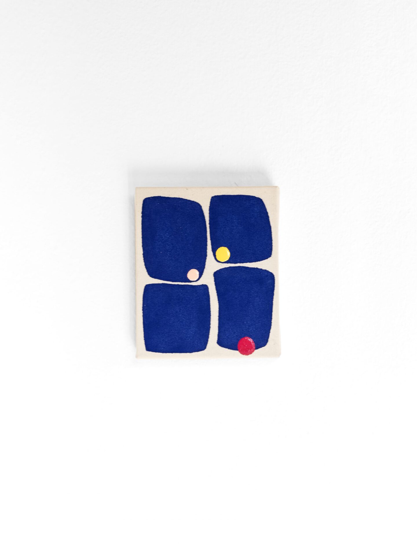 Sarah Benslimane, Untitled, 2021, lacquer on canvas, 18 x 15 cm