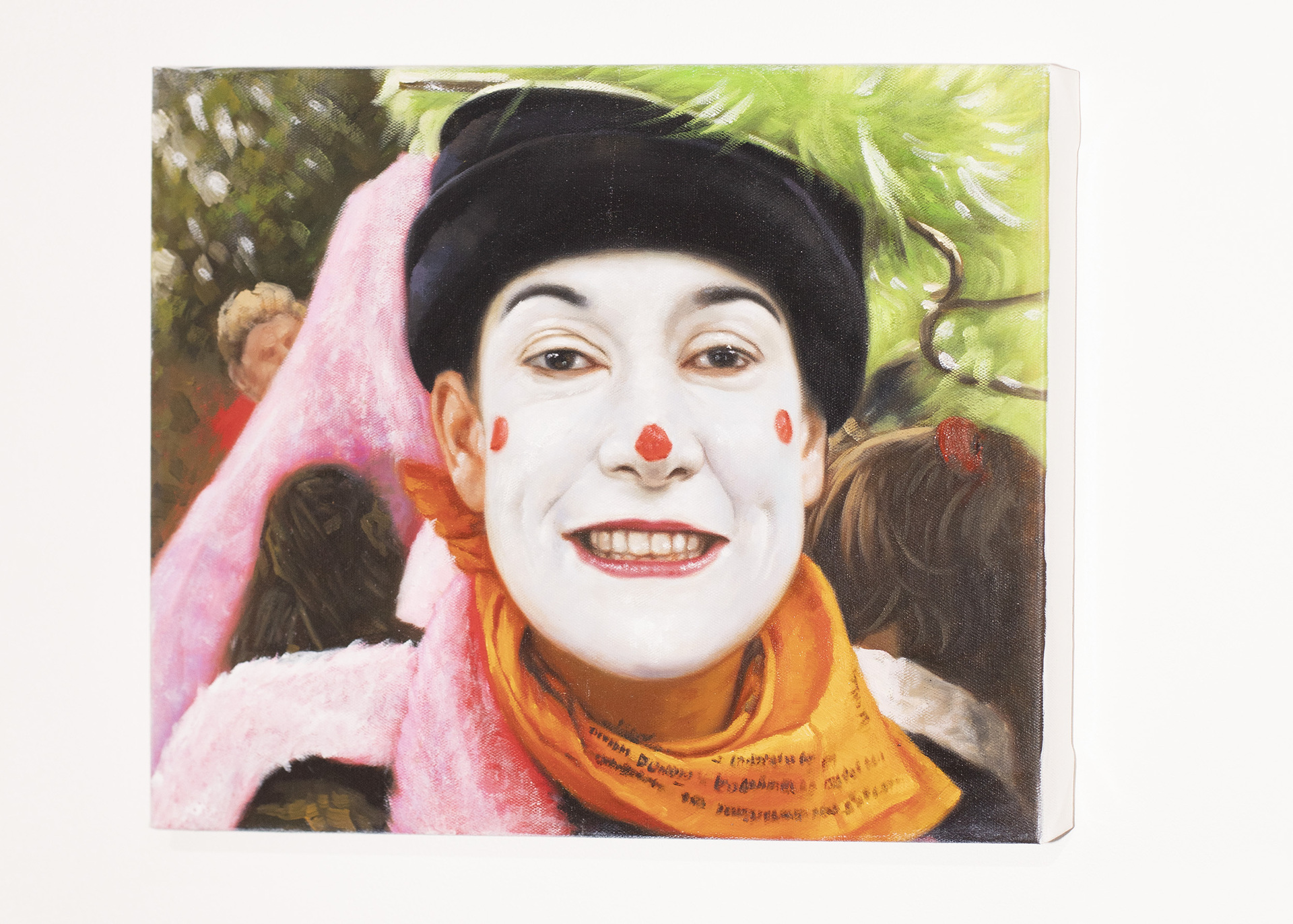 Clandestine Insurgent Rebel Clown Army, Lynn Watson, 2021 35cmx45cm Oil on expensive European canvas