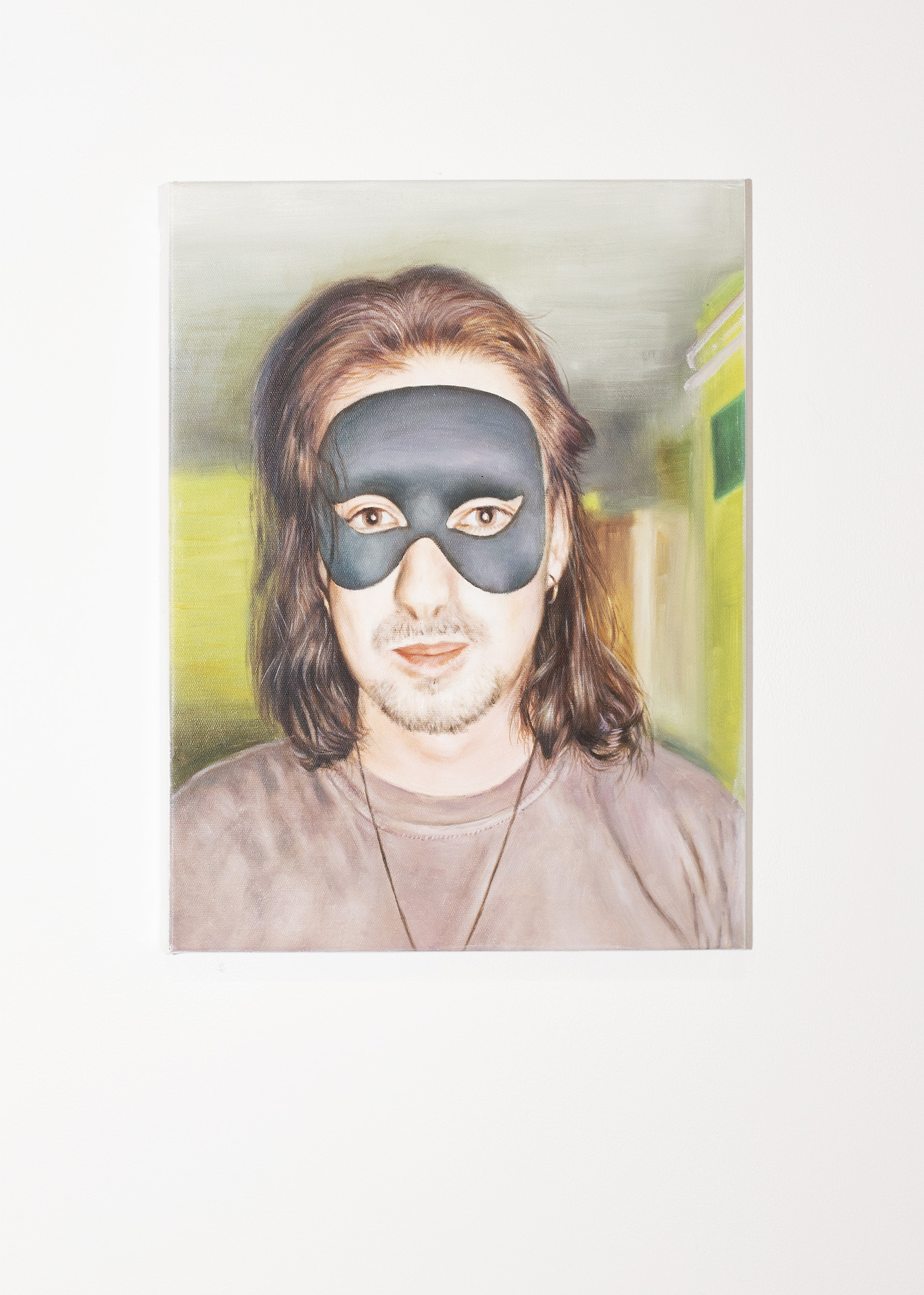 DJ Boogie Knights (Special Demonstration Squad), 2021 35cmx45cm Oil on expensive European canvas