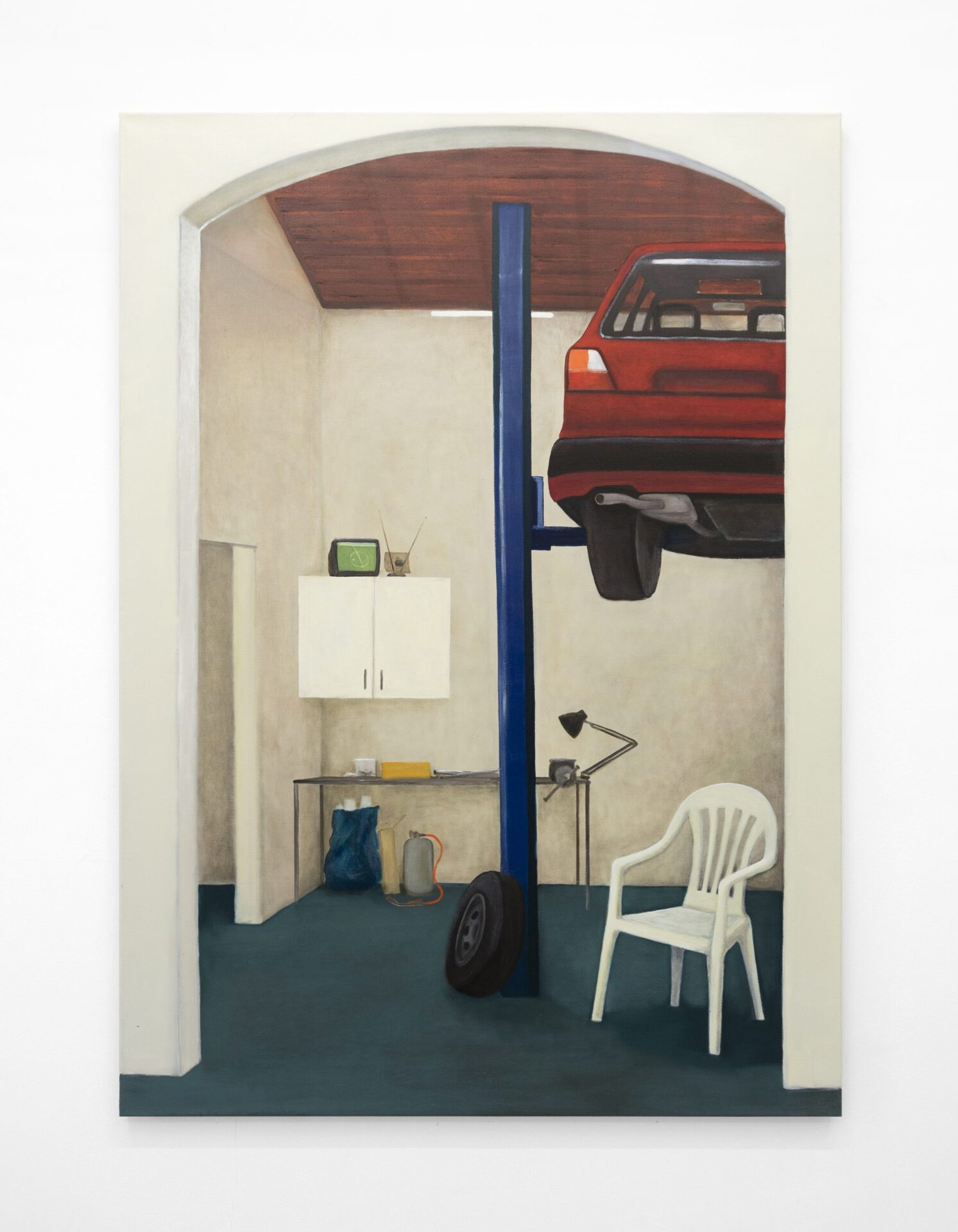Simon Modersohn, Hochstapler, 2020, Oil on canvas 180 x 130 cm 70 7/8 x 51 1/8 in
