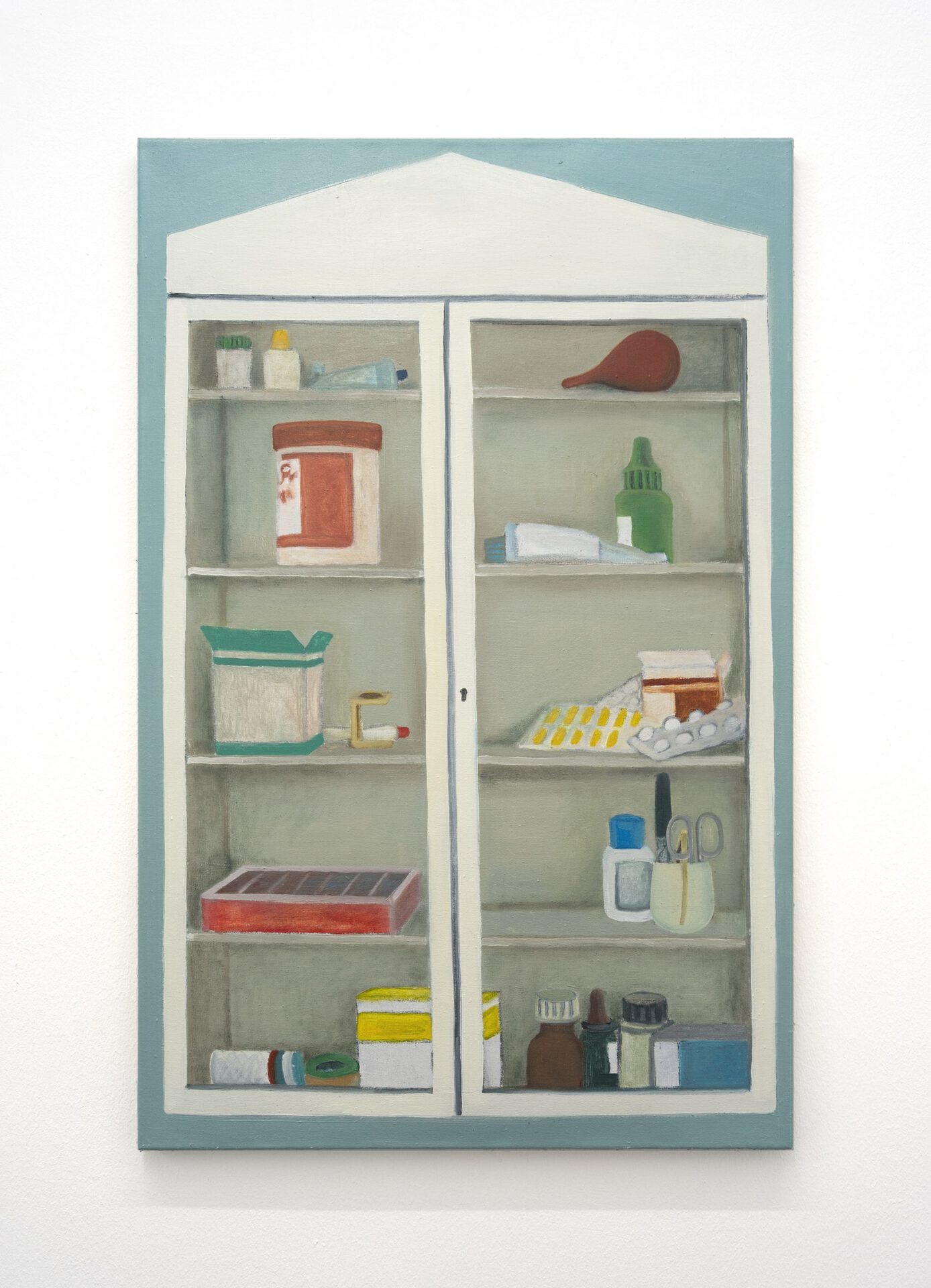 Simon Modersohn, Versprochen, 2022, Oil on canvas, 85 x 55 cm, 33 1/2 x 21 5/8 in