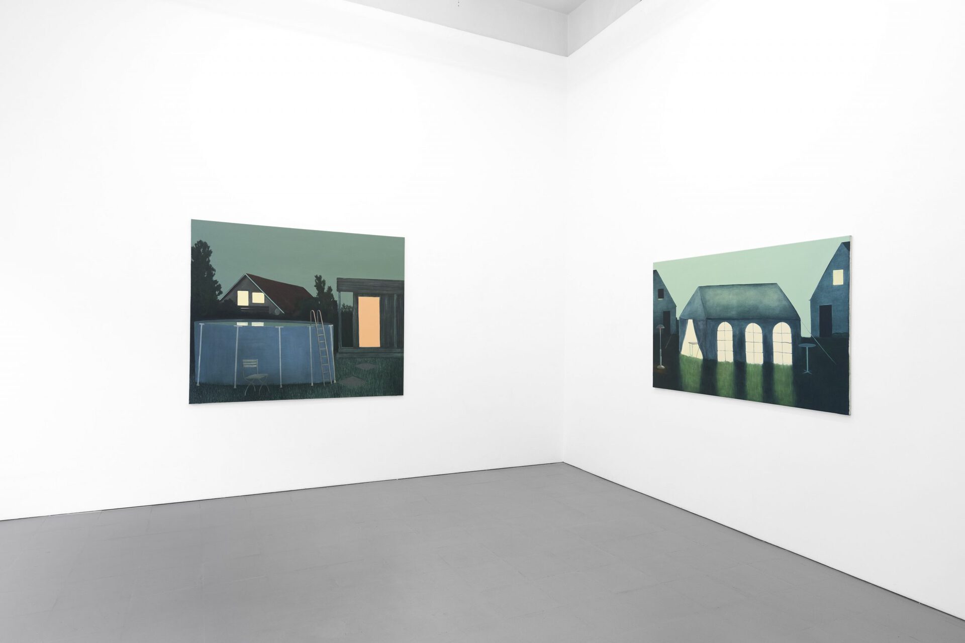 Installation view: Simon Modersohn, Versprochen, 2022