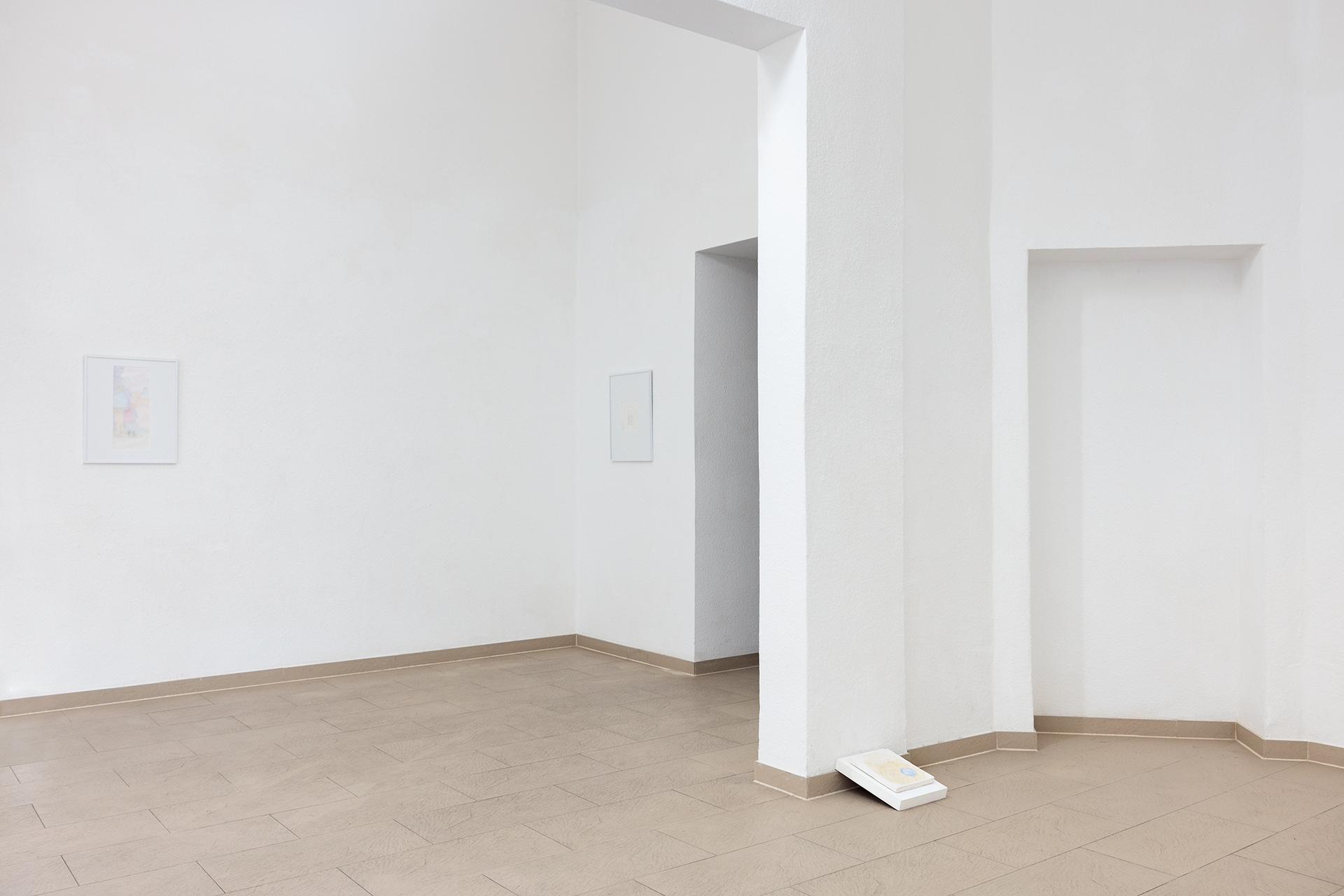 Annaliisa Krage, Soft hands, soft feet (working title), installation view.