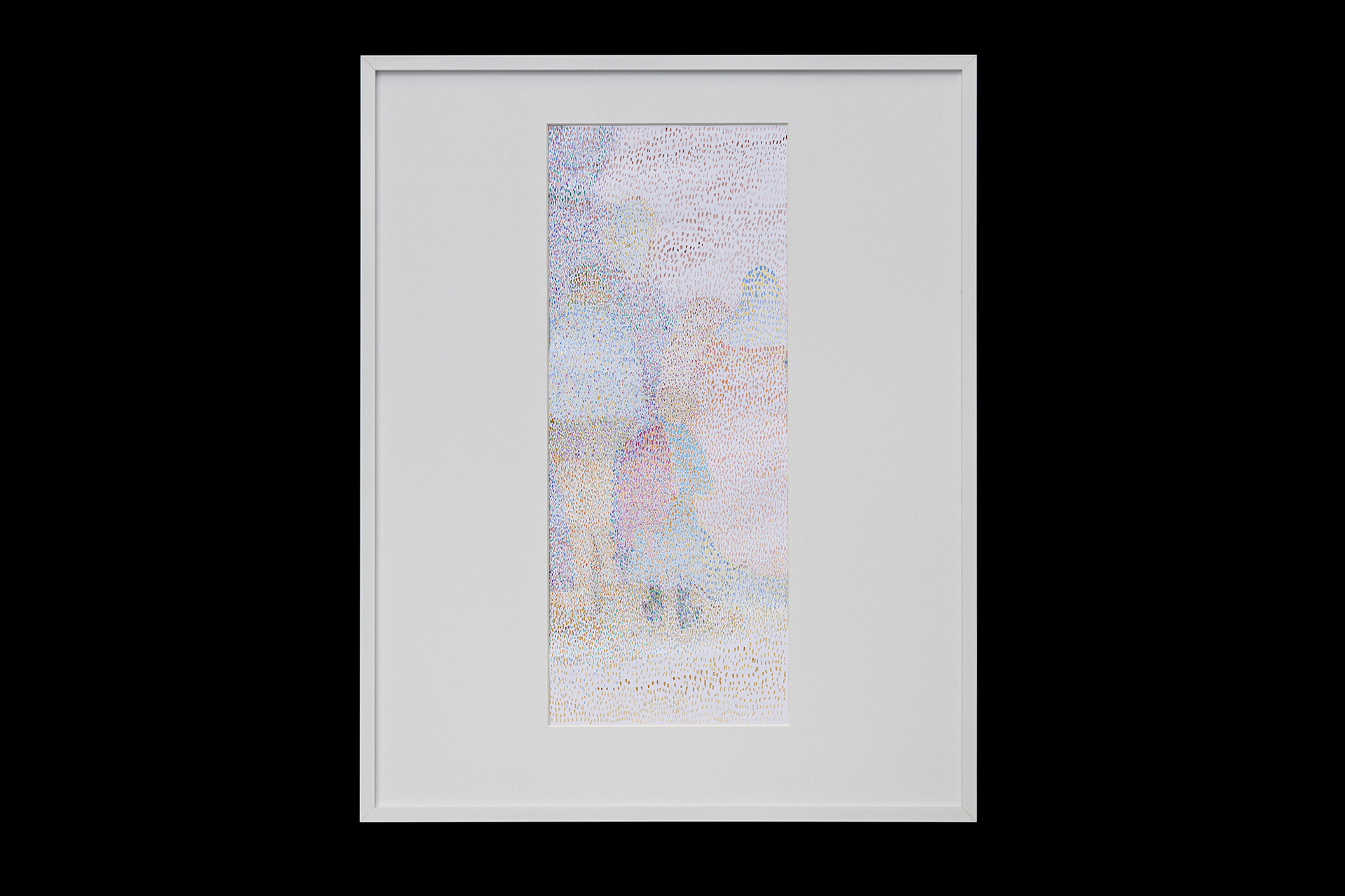 Annaliisa Krage, Untitled (Imagined picture), 2021, Pencil, watercolour on paper, 40 x 50 cm (frame)