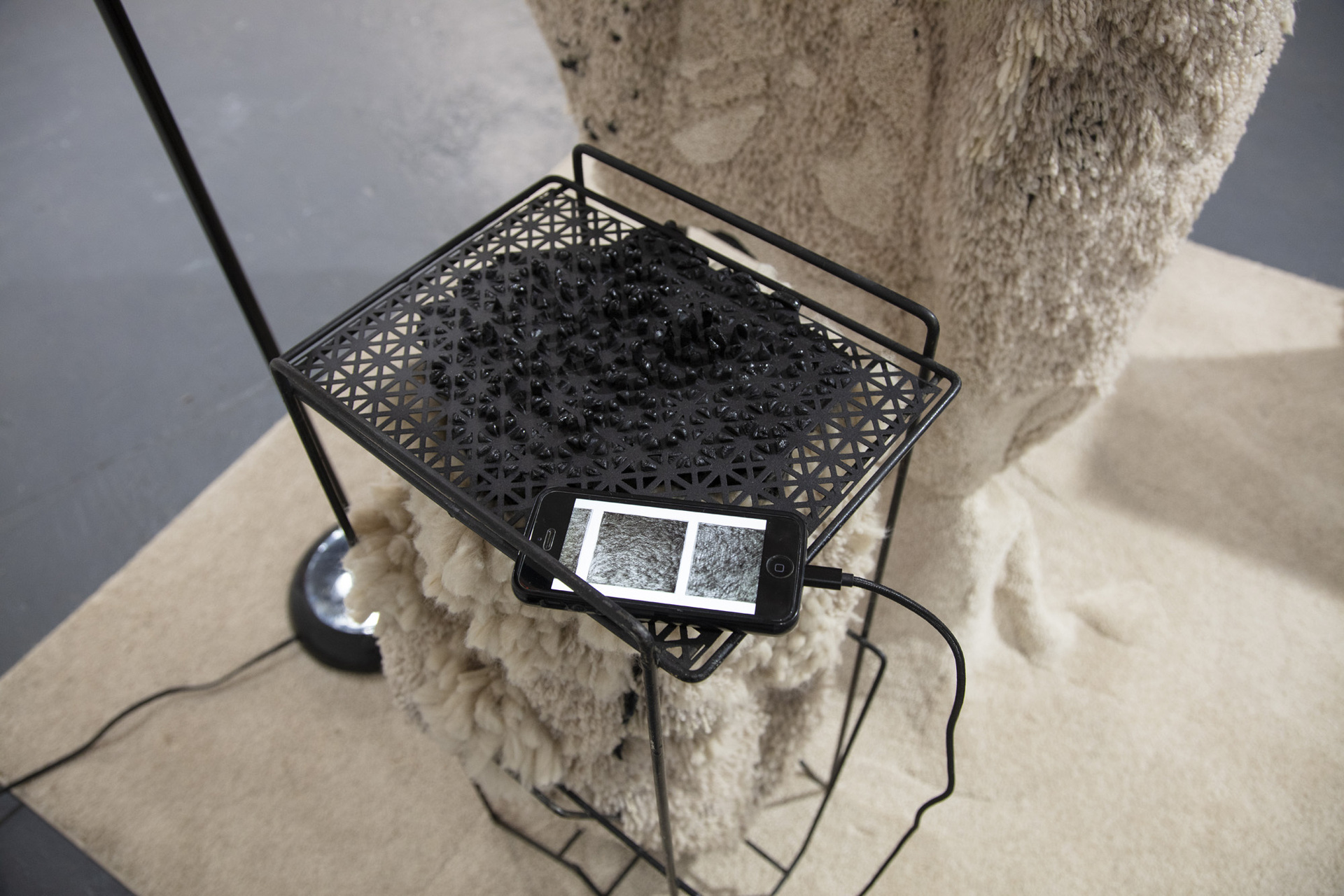 Kate Stone, Doomscroll, 2022, Single-channel hand-drawn animation, cell phone, 5min loop