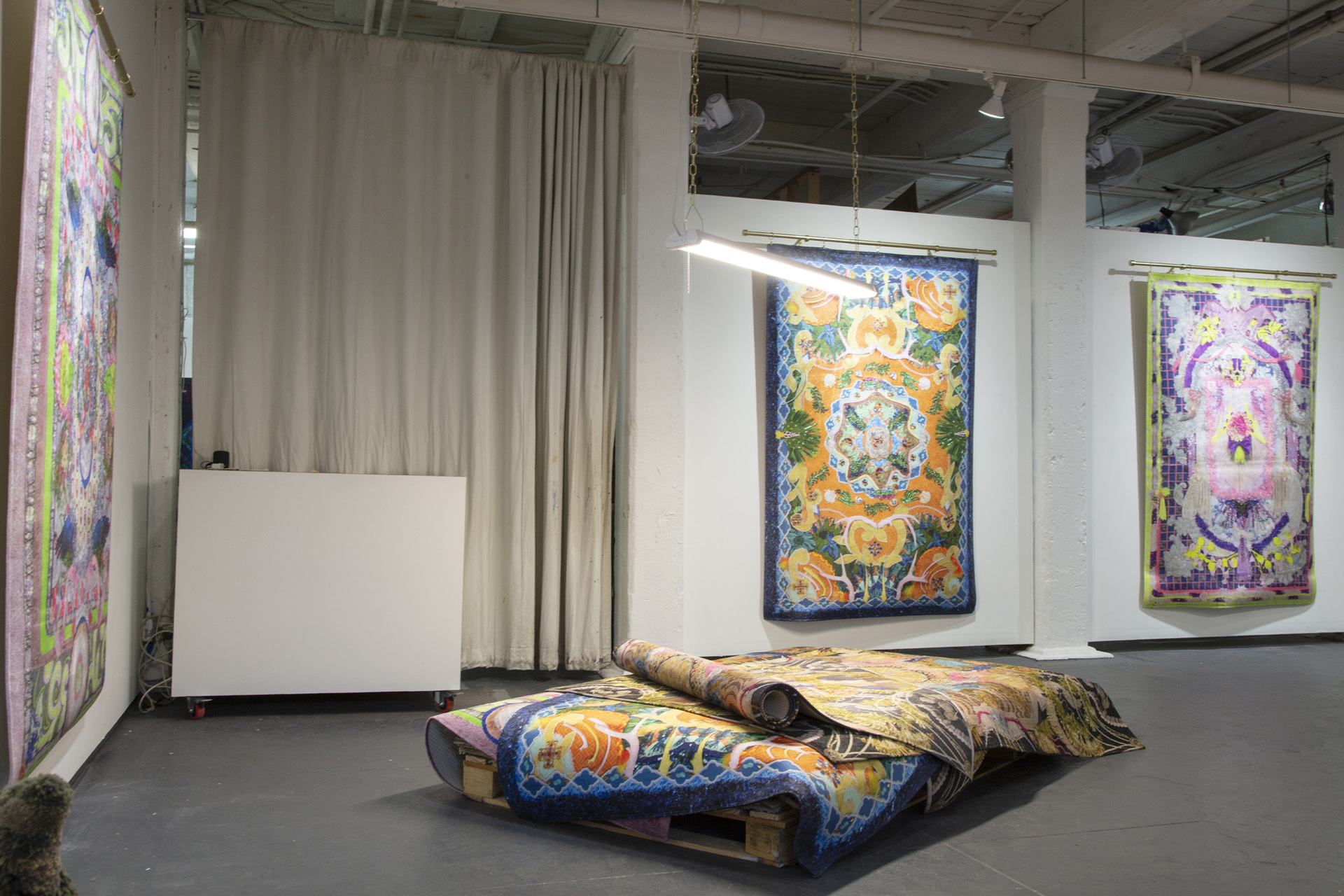 Kat Ryals, Swallowed into the Soft Underbelly (Installation View), 2022