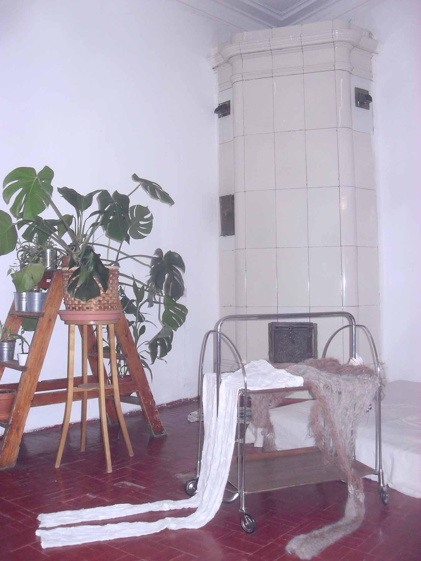 Polyhedron servant, 2022, outfit by Polyhedron, serving table