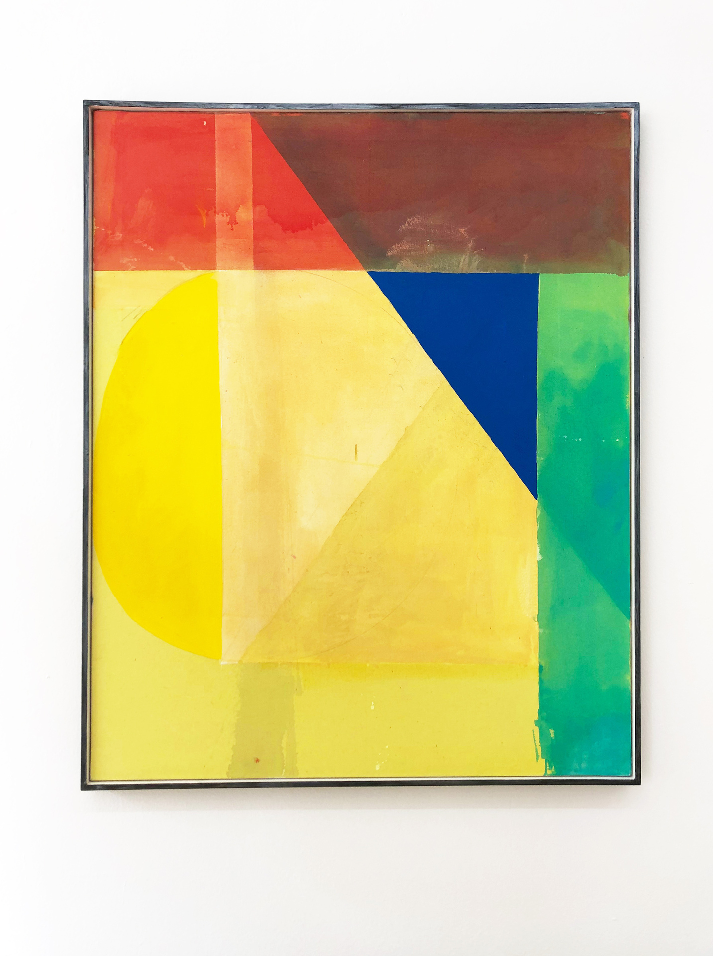 Tillmann Terbuyken, Ohne Titel, 2021, acrylic and graphite on canvas, artist frame, 112 x 91,5 cm, Unique
