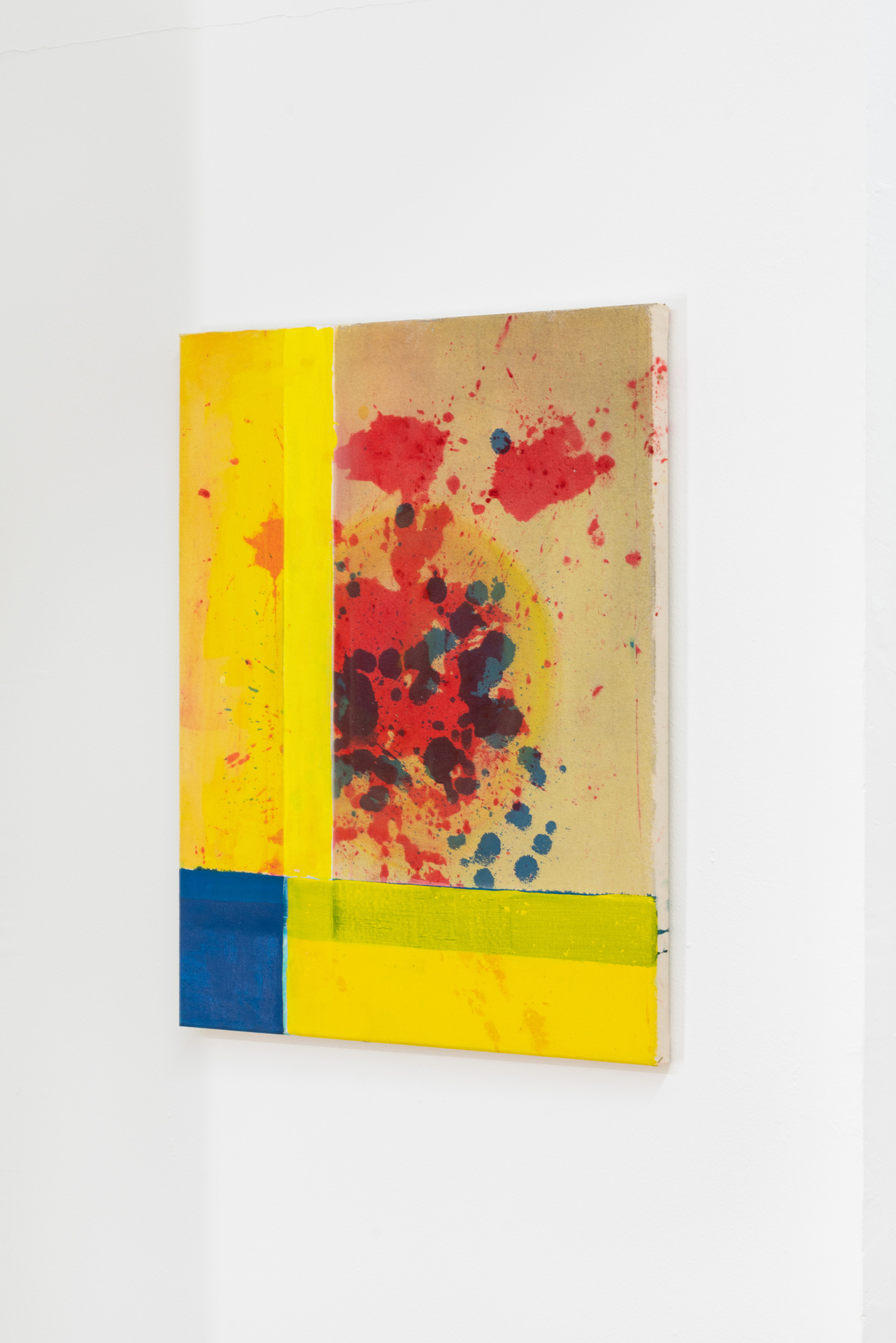 Tillmann Terbuyken, Ohne Titel, 2021, acrylic paint and mica on canvas, 54 x 67 cm, Unique