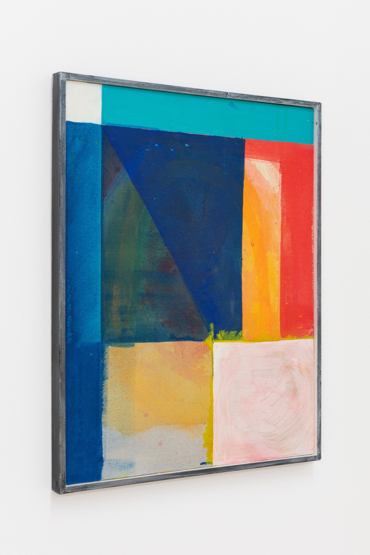 Tillmann Terbuyken, Ohne Titel, 2021, acrylic on canvas, artist frame, 61,2 x 49 cm, Unique