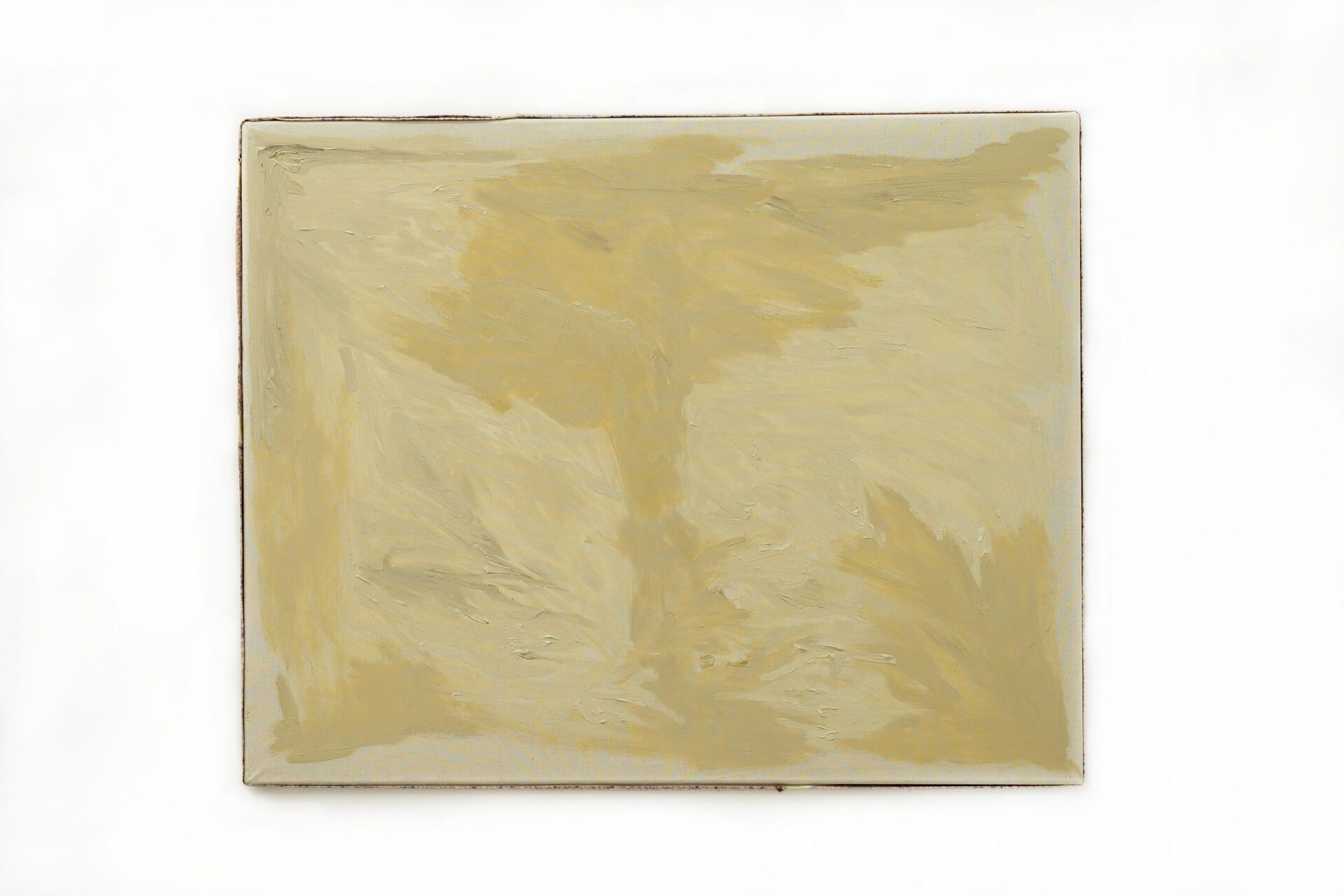 Vera Palme, Desert Painting, 2020, 56x64 cm, oil on cotton, velours