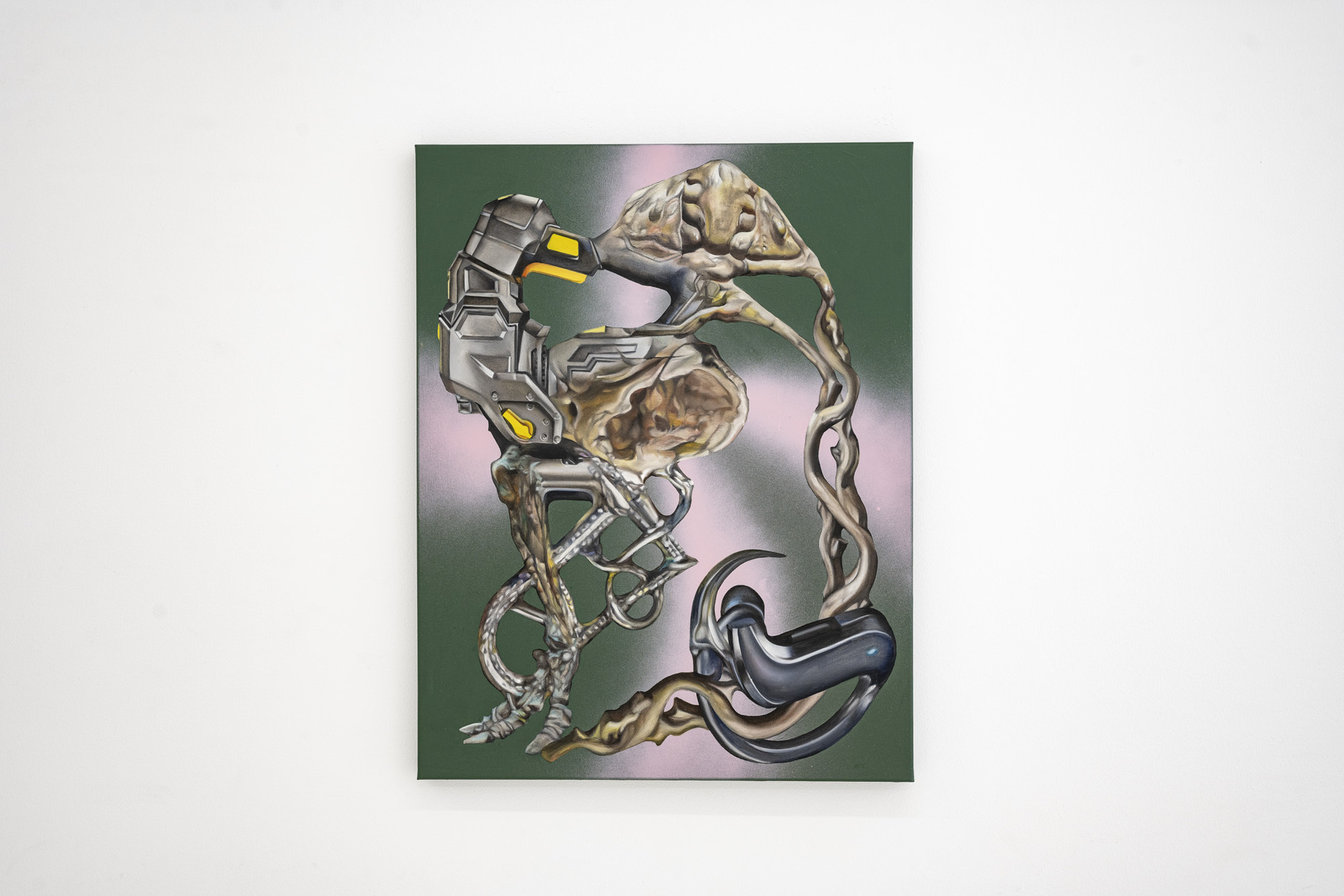 Botond Keresztesi,“Overthinking reality 4”, 2022, acrylic and oil on canvas, 90x70cm