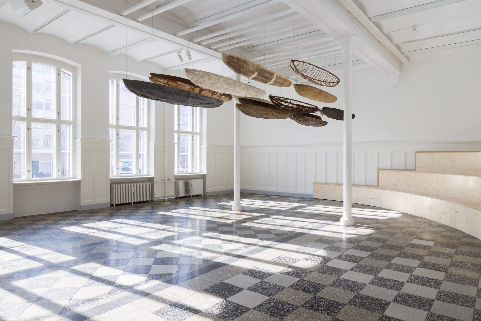 Annette Holdensen, Boats, 1994, Variable dimensions, mixed media
