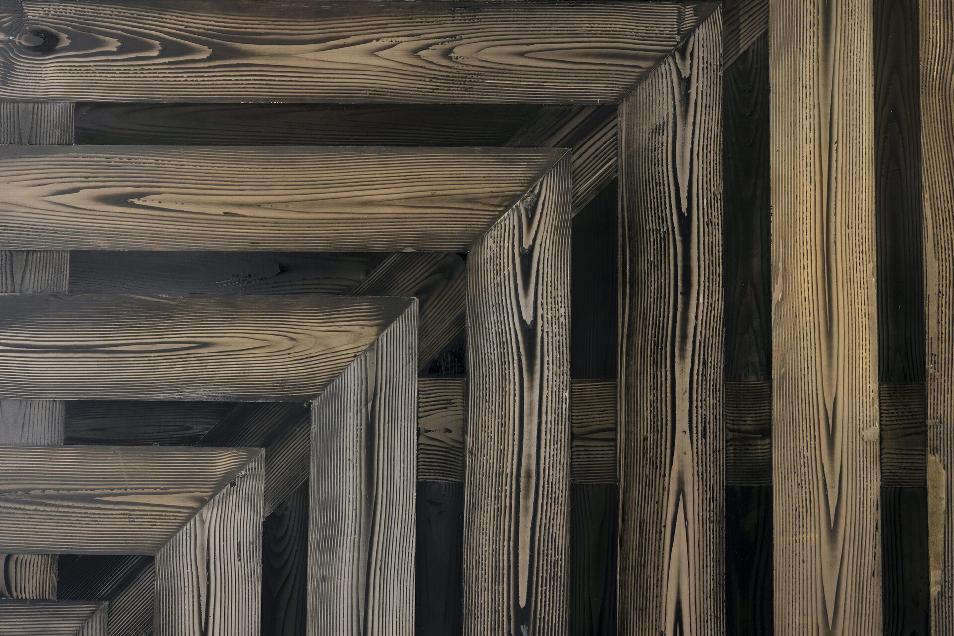 James Sturkey, Panoramabad (detail), 2022, oil on canvas, 190x200 cm.