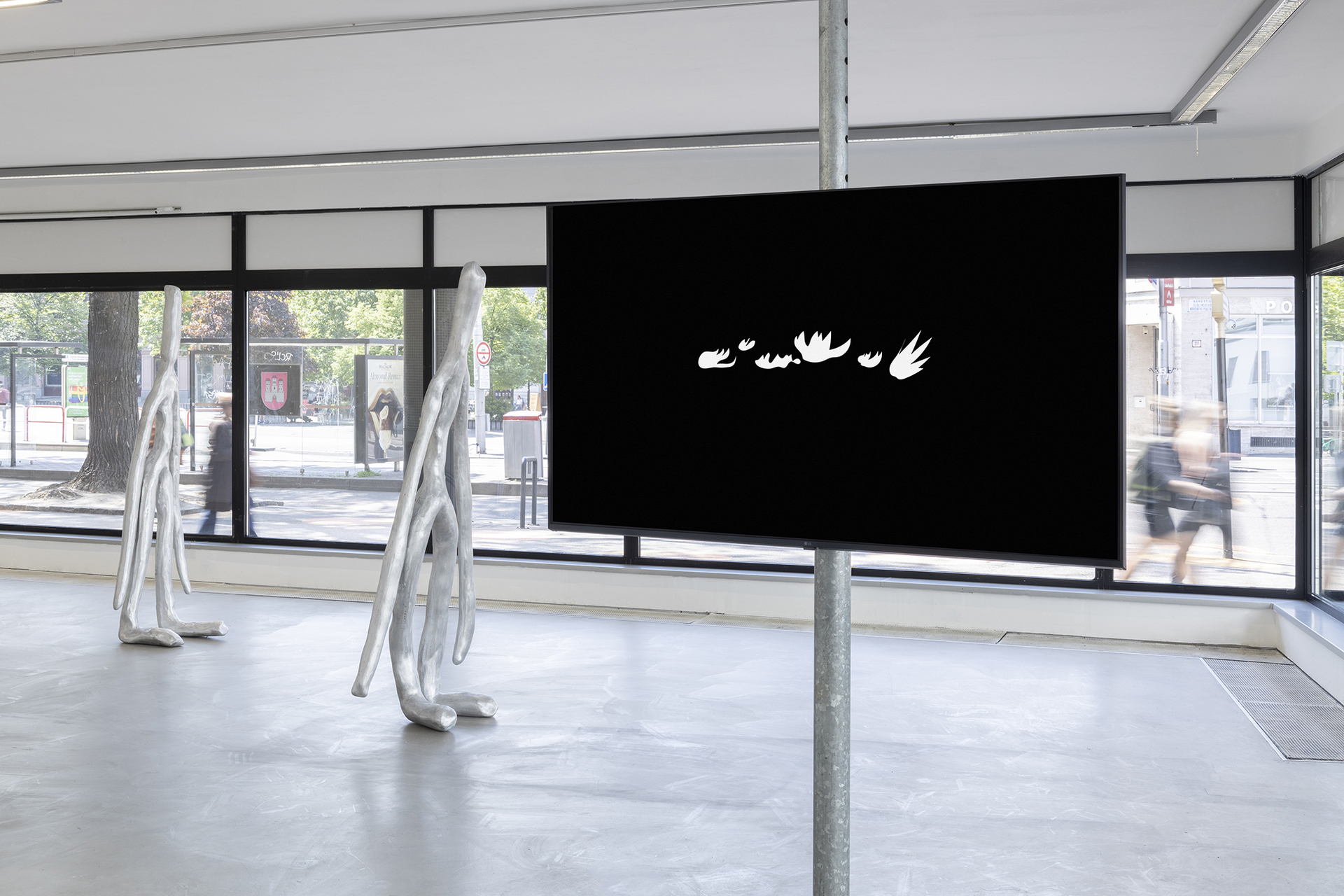 Installation view from Barbara Kapusta Futures, Photo: archive Kunsthalle Bratislava, ©Leontína Berkova.