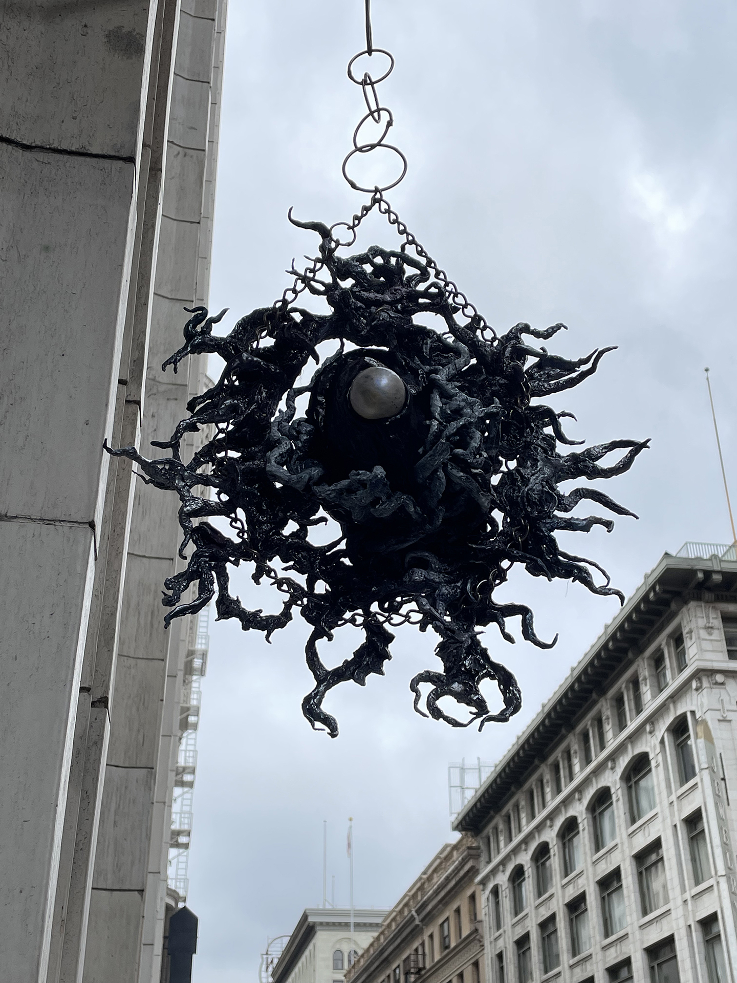 Runurunu / Caulis.9, Mother Chaos, 2022, rubber/acrylic paint/ light