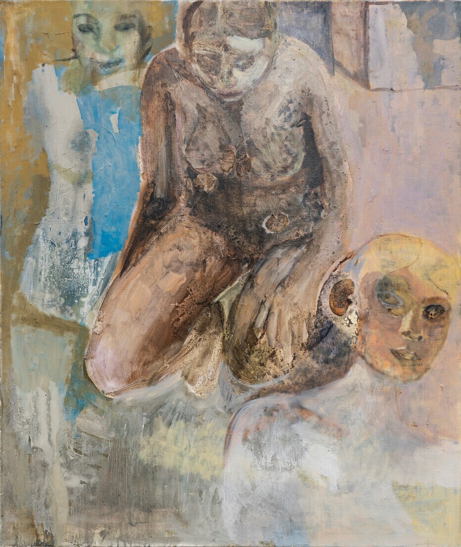 Barbara Wesołowska, Untitled, 2022, oil on linen, 95 x 80 cm