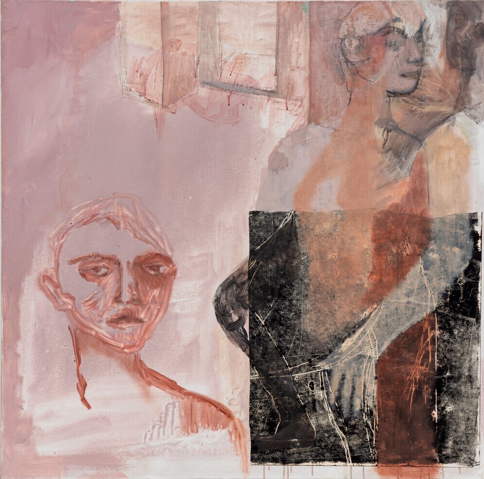 Barbara Wesołowska, May, 2022, oil on linen, 102 x 102 cm