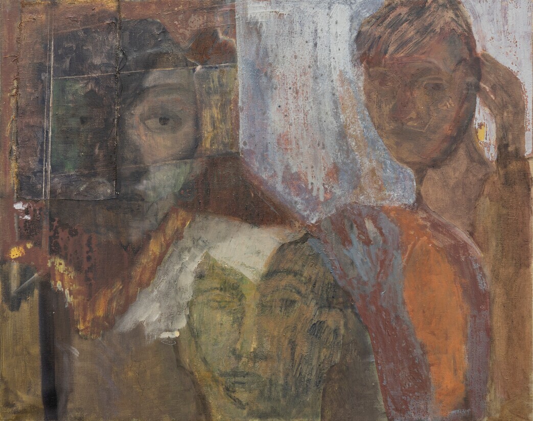 Barbara Wesołowska, Untitled, 2022, oil on linen, 76 x 66 cm