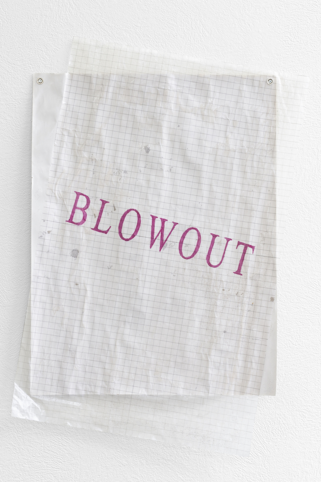 Nayan Patel, Blowout, 2022, brass, indian ink, acrylic on vellum and card, 750x515mm