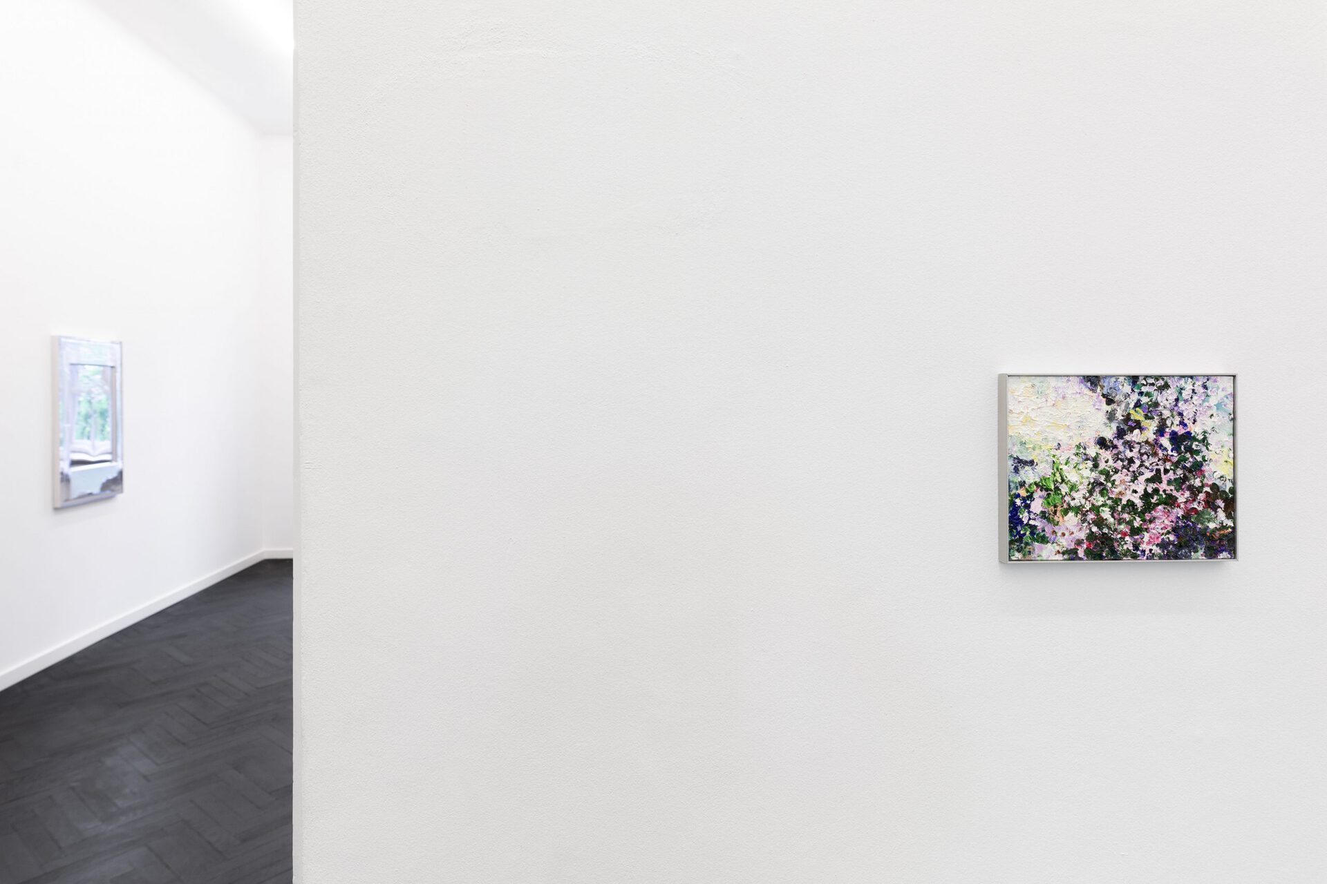 Julia Dubsky, Hannah Sophie Dunkelberg, Heike-Karin Föll, Neuzeit Grotesk, group show at Gunia Nowik Gallery, 2022, exhibition view. Courtesy of Gunia Nowik Gallery.