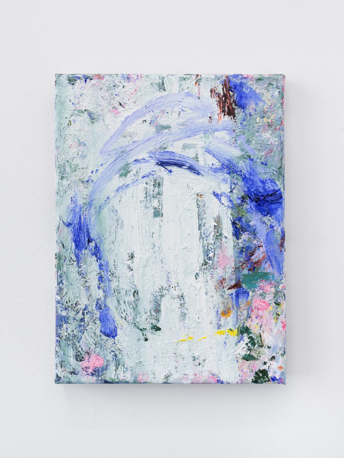 Heike-Karin Föll, down is up, 2020-22, oil on canvas, 25 x 18 cm. Courtesy of the artist and Gunia Nowik Gallery.