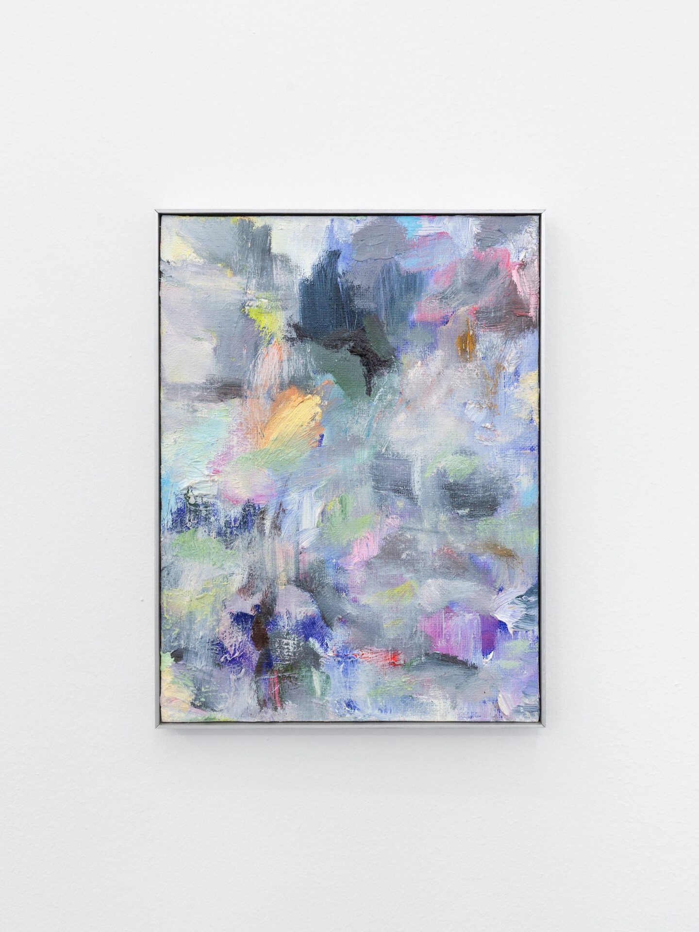 Heike-Karin Föll, glow, 2020-22, oil and powdered pastel on canvas board, aluminium frame, 25 x 18 cm. Courtesy of the artist and Gunia Nowik Gallery.