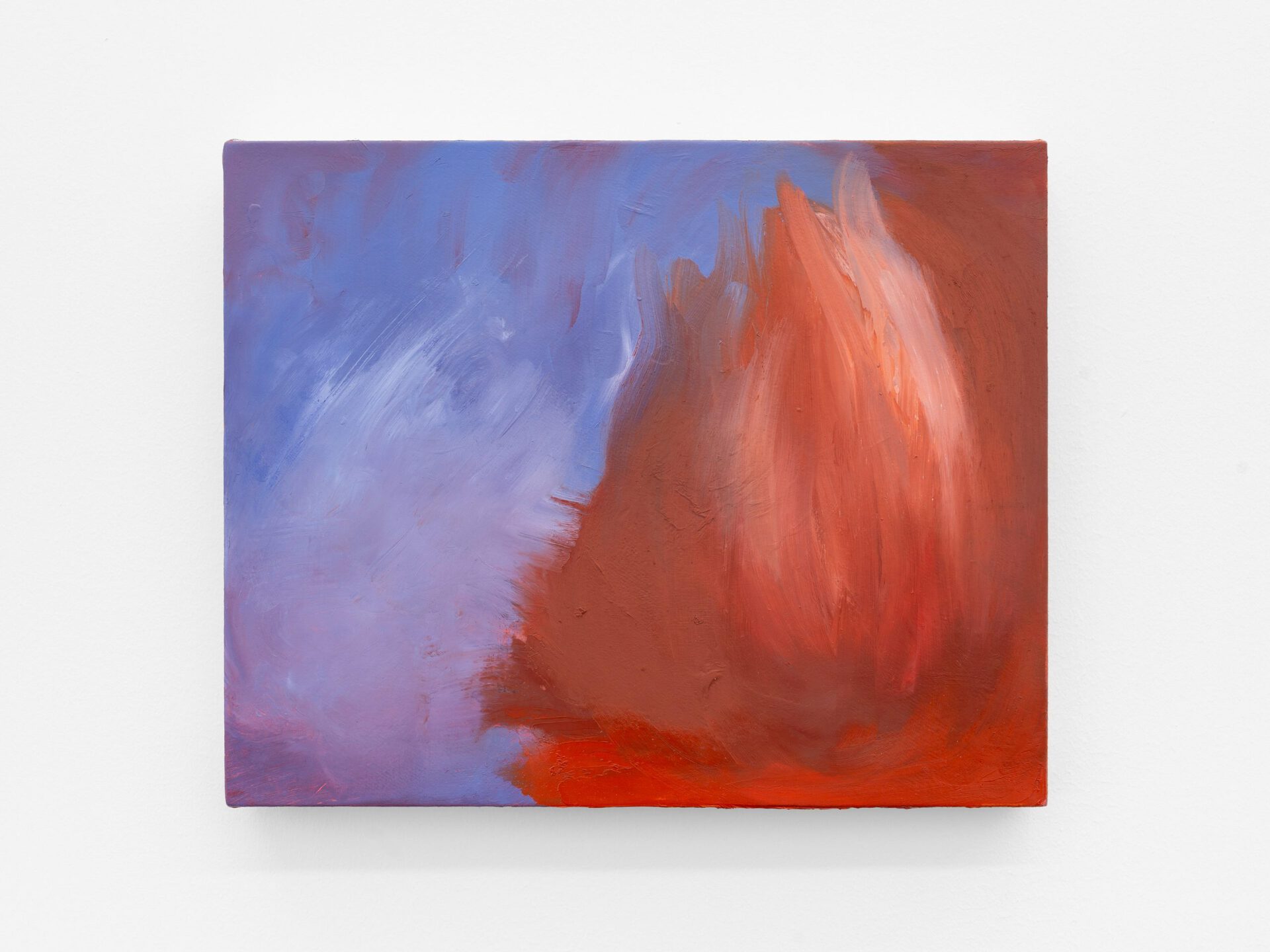 Julia Dubsky, like a fish caught a bird, 2019-21, oil on canvas, 29 x 36 x 3 cm. Courtesy of the artist and Gunia Nowik Gallery.