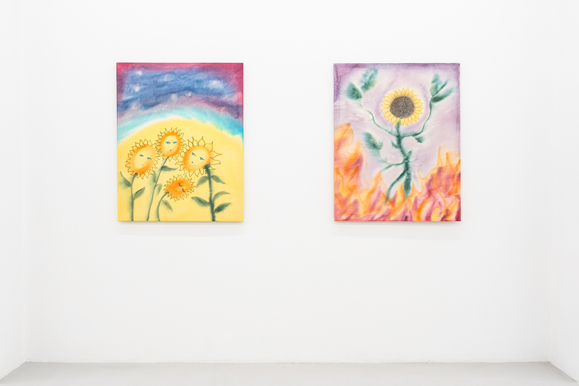 Olga Krykun, Forget-me-nots / Незабудки / Niezapominajki, exhibition view, 2022